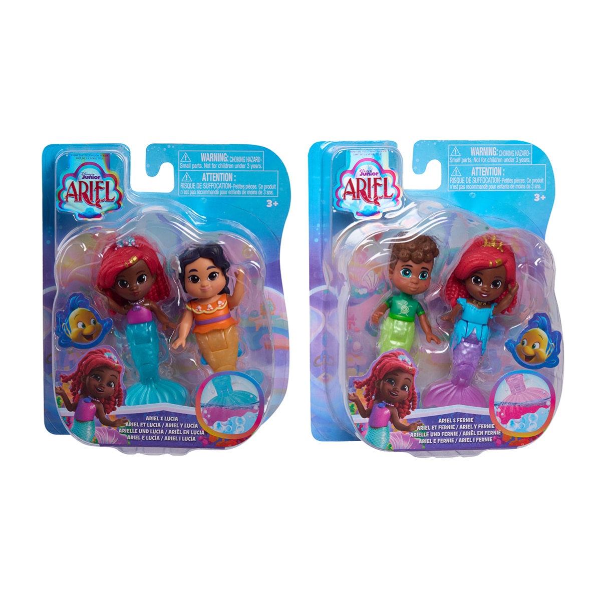 Imagen 0 de Set Figura Ariel Jr Sea-Surprise Disney Just Play modelos surtidos
