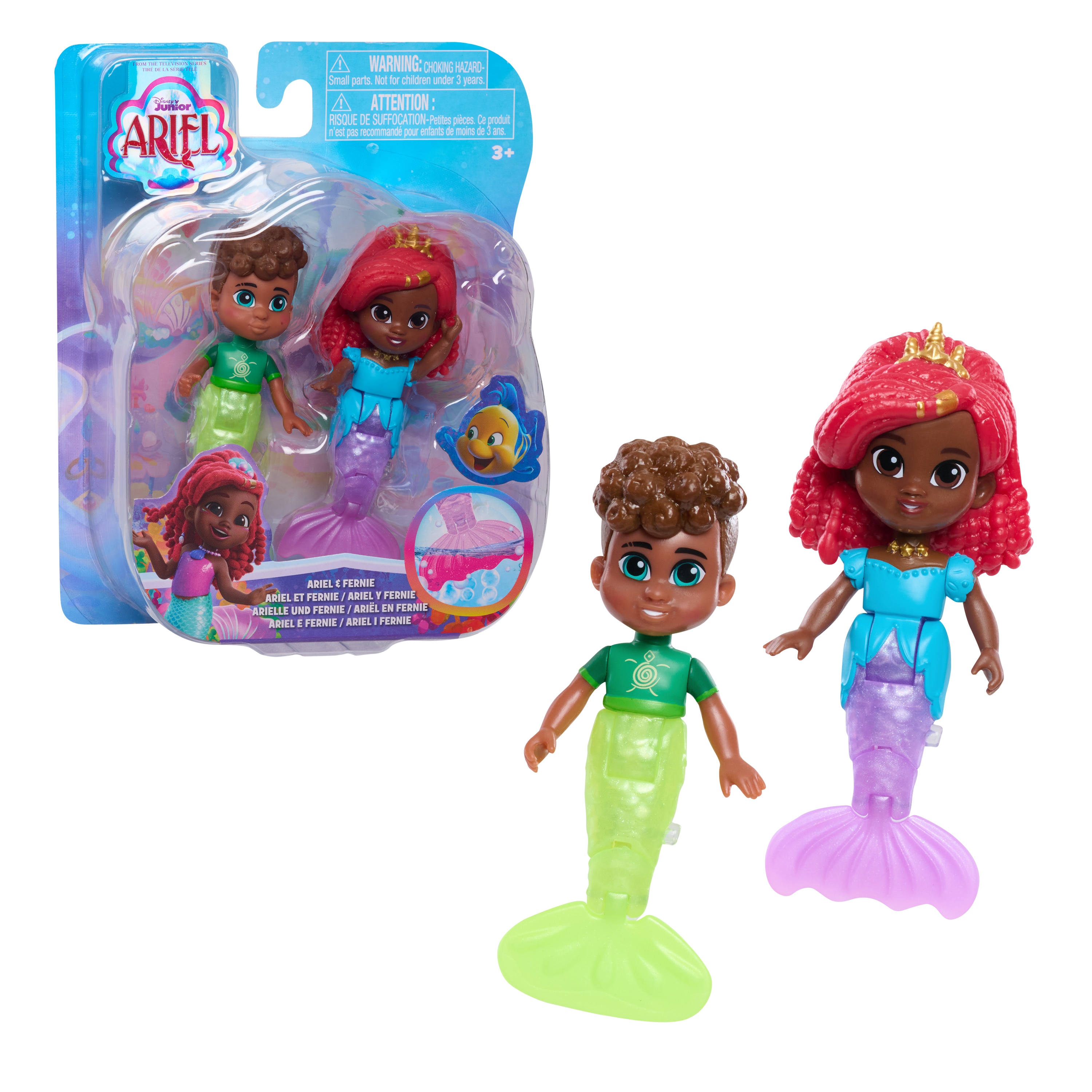 Set Figura Ariel Jr Sea-Surprise Disney Just Play modelos surtidos 4