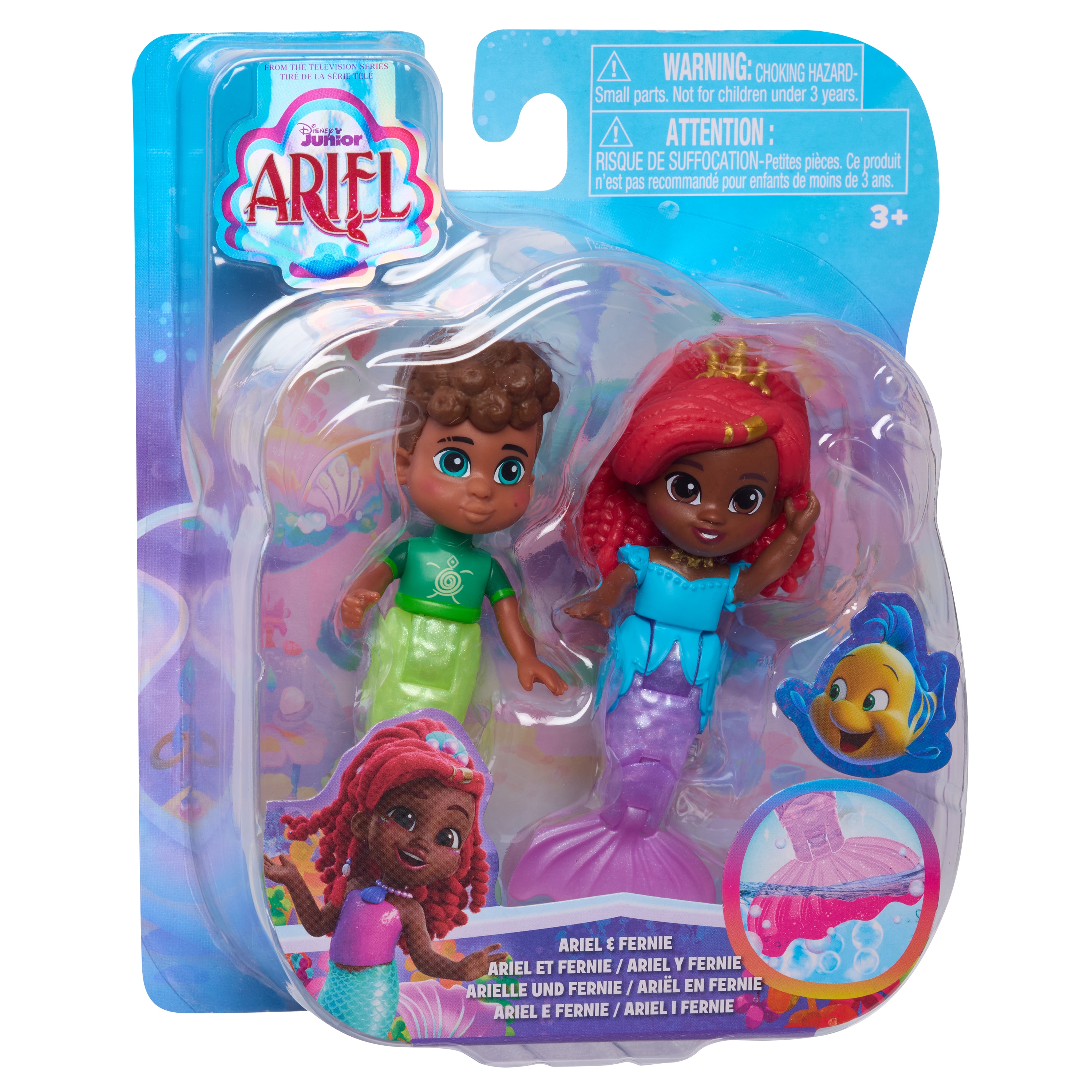 Set Figura Ariel Jr Sea-Surprise Disney Just Play modelos surtidos 5