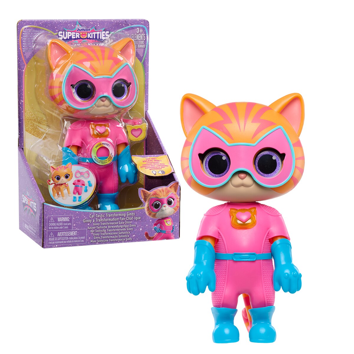 Figura SuperKitties Cat-Tastic Transforming Disney Just Play