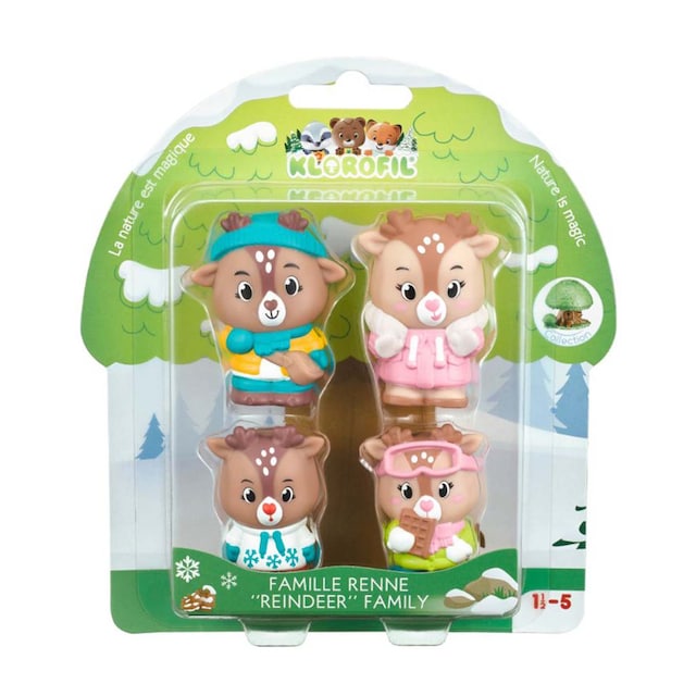 Imagen 0 de Set Figuras Familia Renos Klorofil