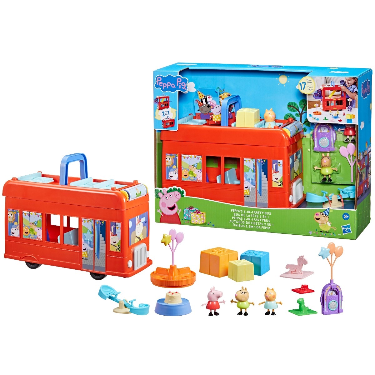 Autobús De Fiestas 2 En 1 Peppa Pig Hasbro 1