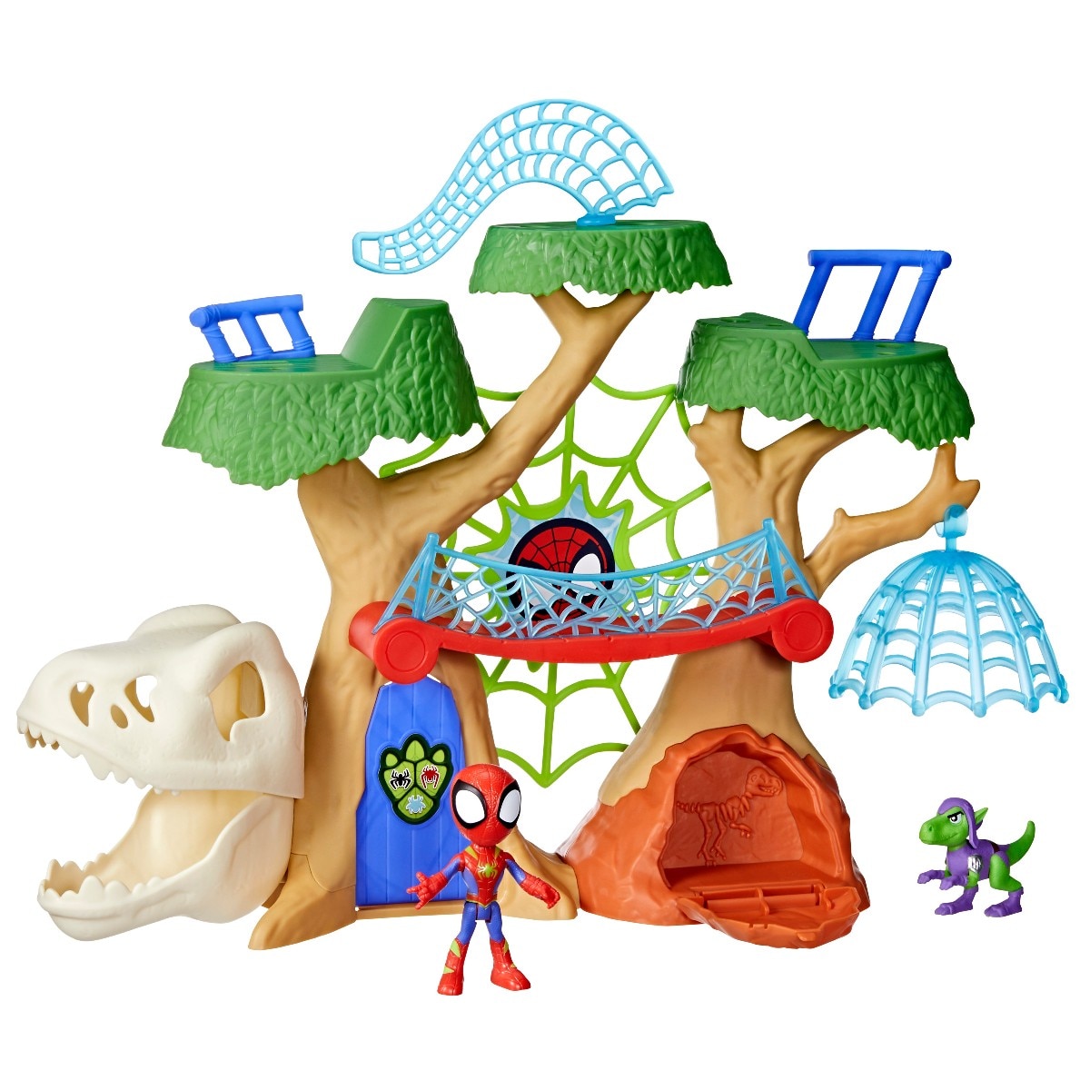 Set de juego Dino-Árbol Arácnido Spidey And His Amazing Friends Hasbro 2