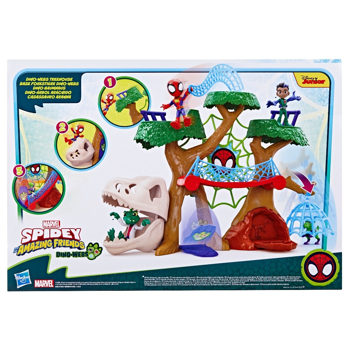 Set de juego Dino-Árbol Arácnido Spidey And His Amazing Friends Hasbro 4