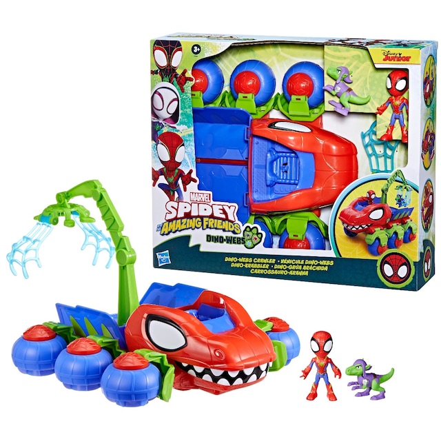 Set de juego Dino-Grúa Arácnida Spidey And His Amazing Friends Hasbro