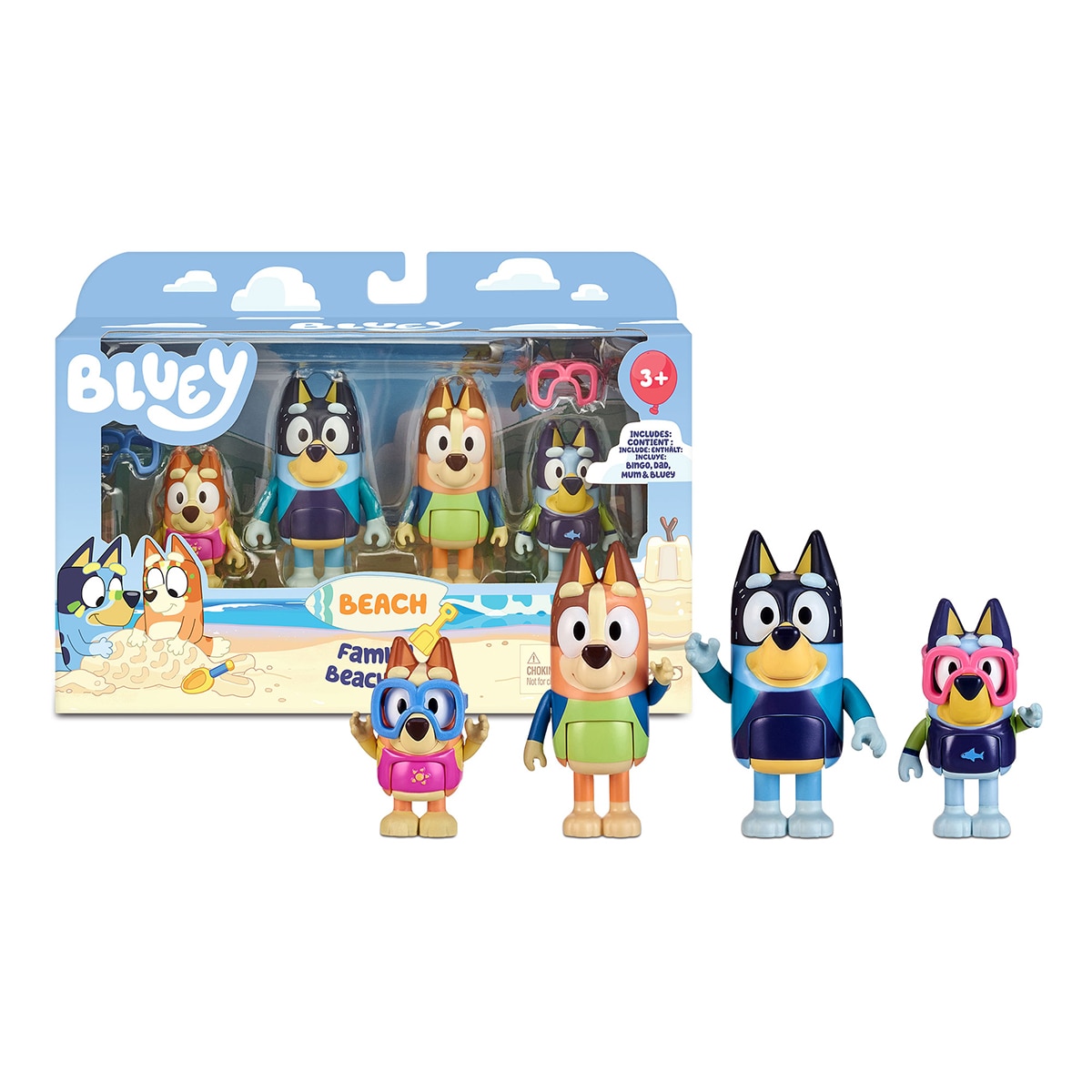 Pack 4 Figuras Bluey modelos surtidos 2