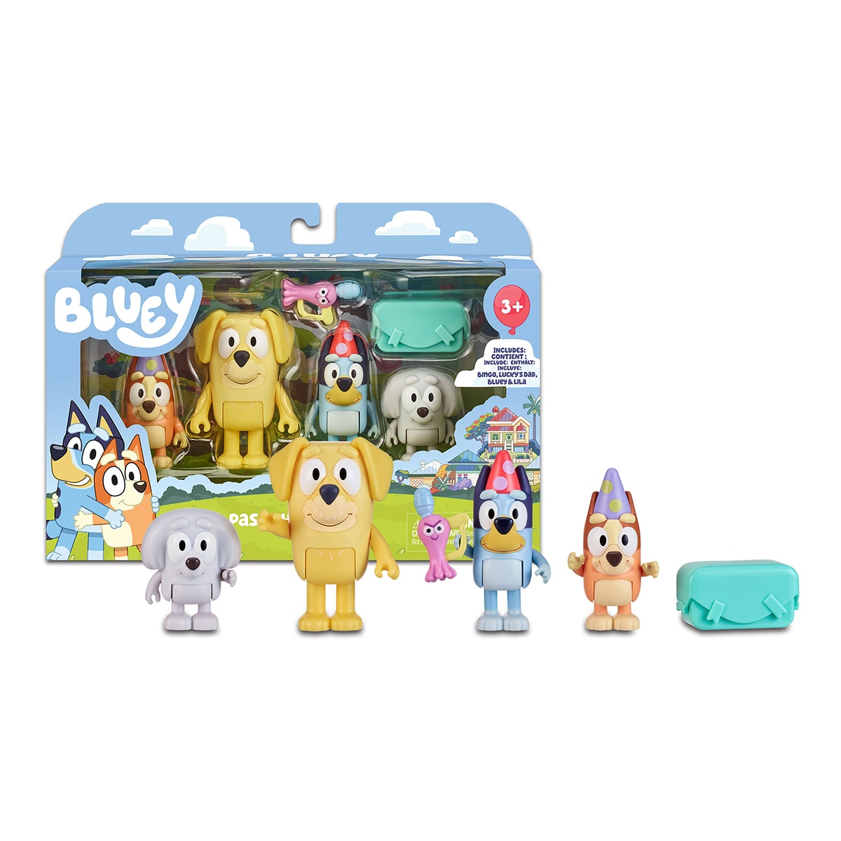 Pack 4 Figuras Bluey modelos surtidos 3