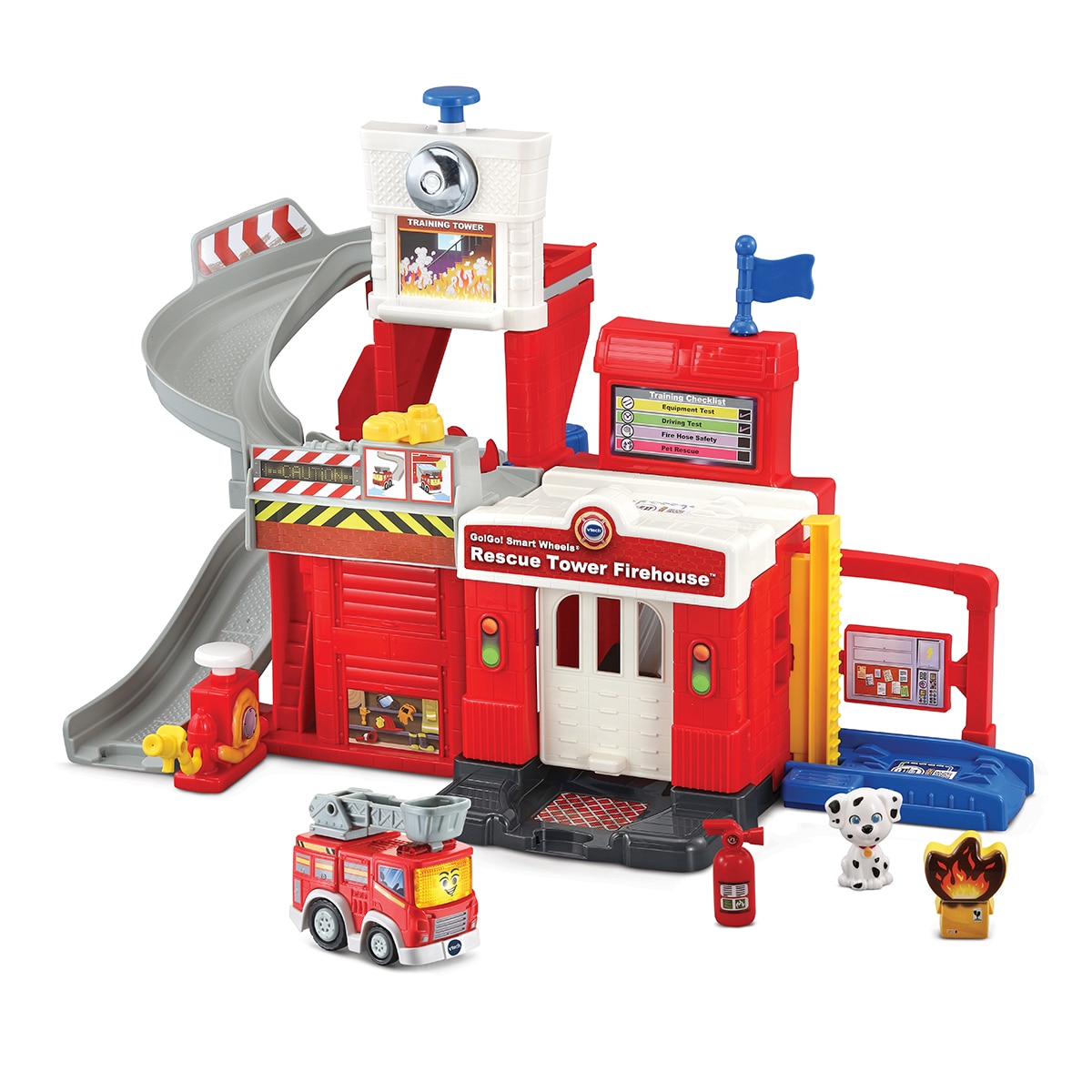 VTech – Parque de bomberos interactivo de la colección de oches tut tut bólidos..