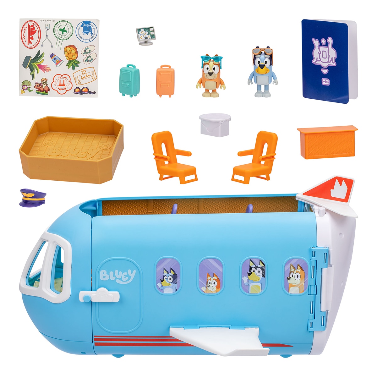 Bluey - Avião 3 em 1 2