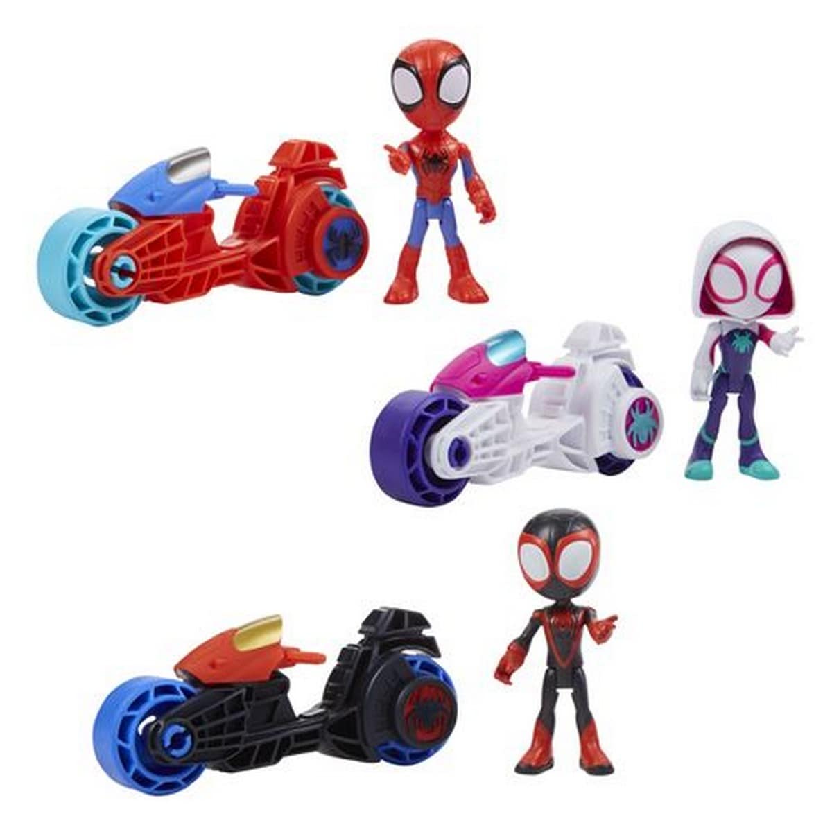 Figura Marvel Spidey and His Amazing Friends com Mota envio sortido 2
