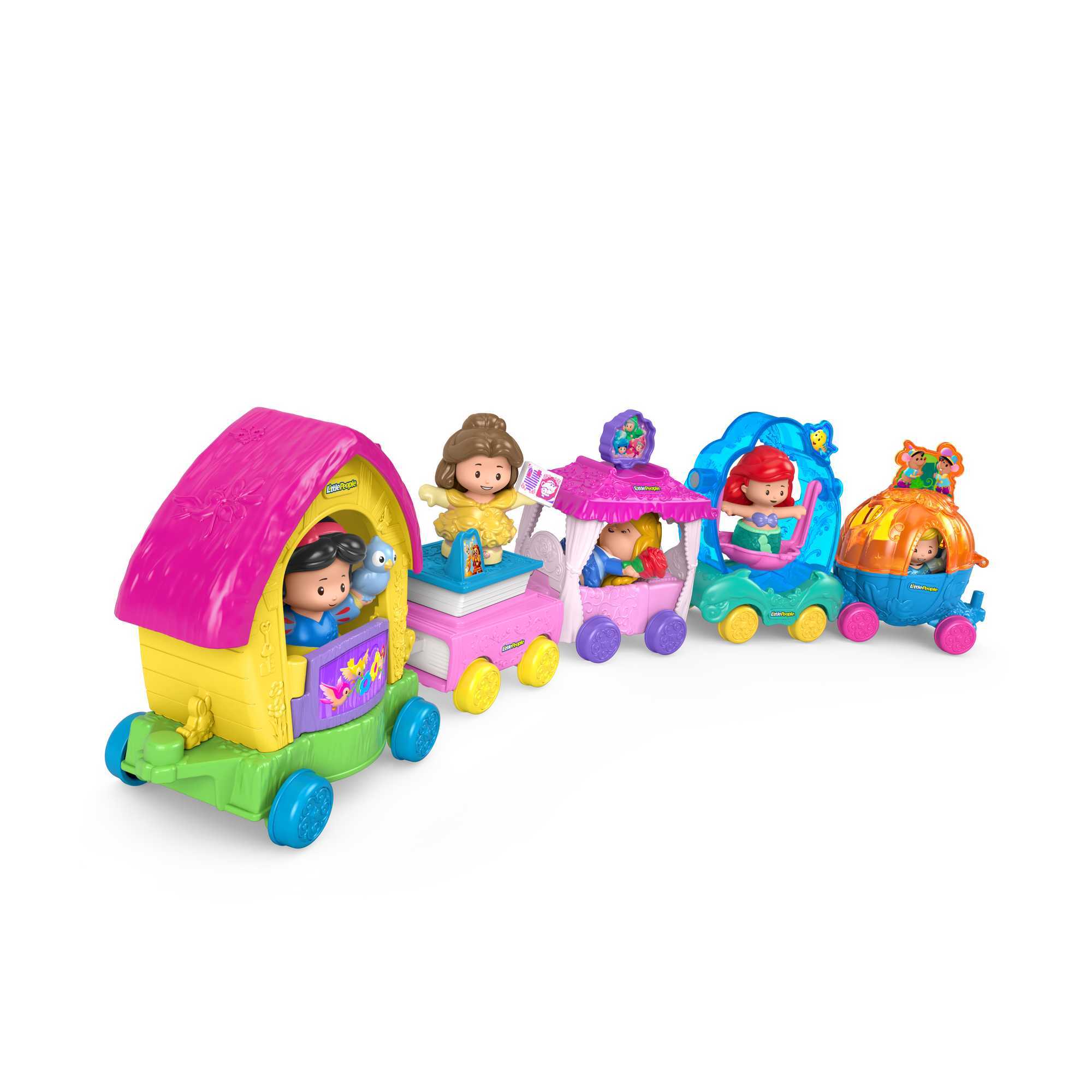 Fisher-Price Little People Carroza Princesas Disney con figura 3