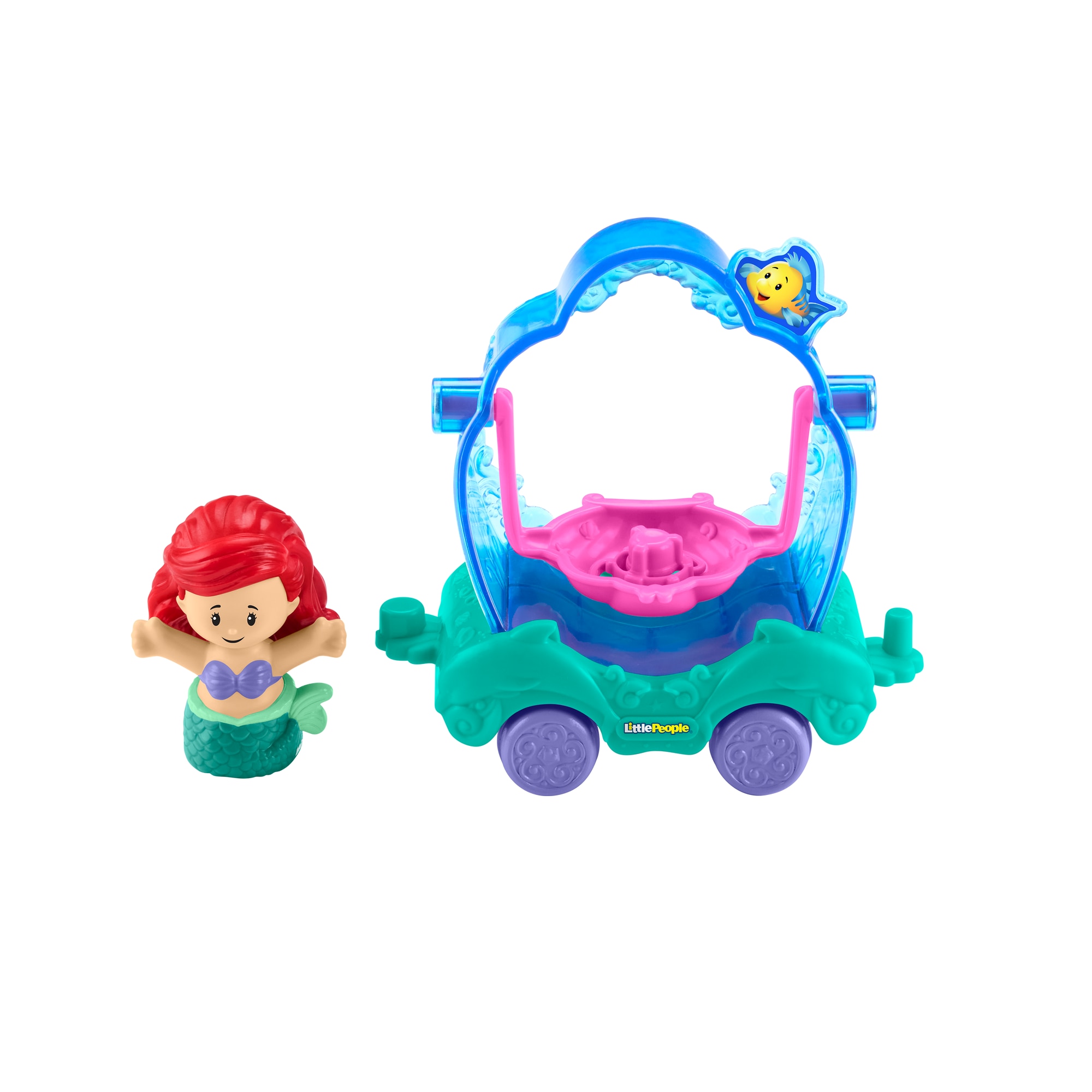 Fisher-Price Little People Carroza Princesas Disney con figura 5
