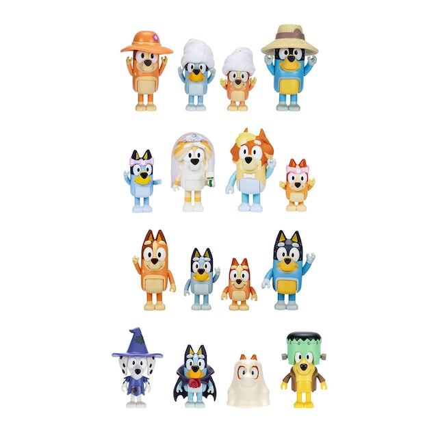 Imagem 0 de Bluey - Pack 4 Figuras - Asst. 4 - S4 - Modelos Sortidos