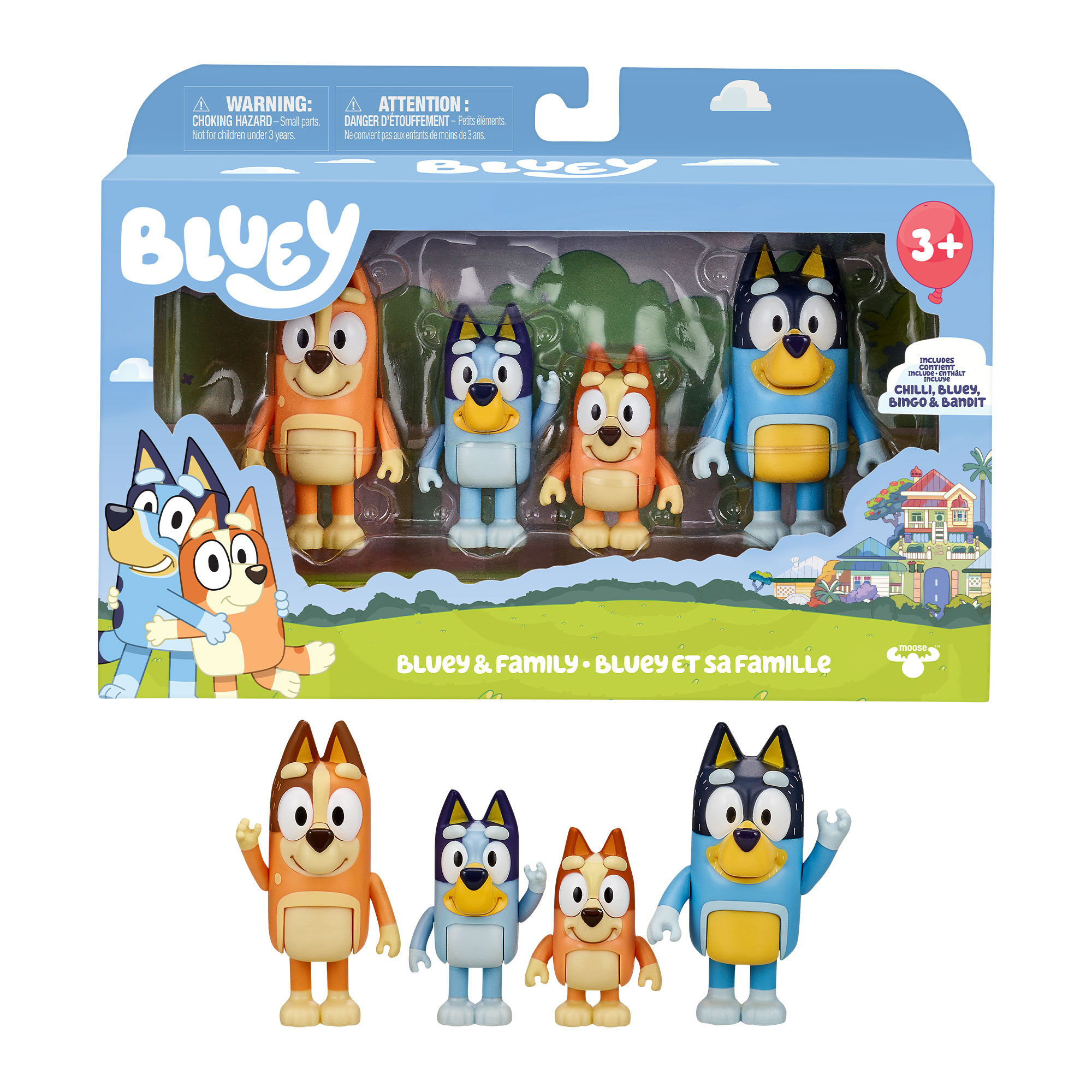 Bluey Pack 4 Figuras - Artigo Sortido. Envio realizado de forma aleatória 2