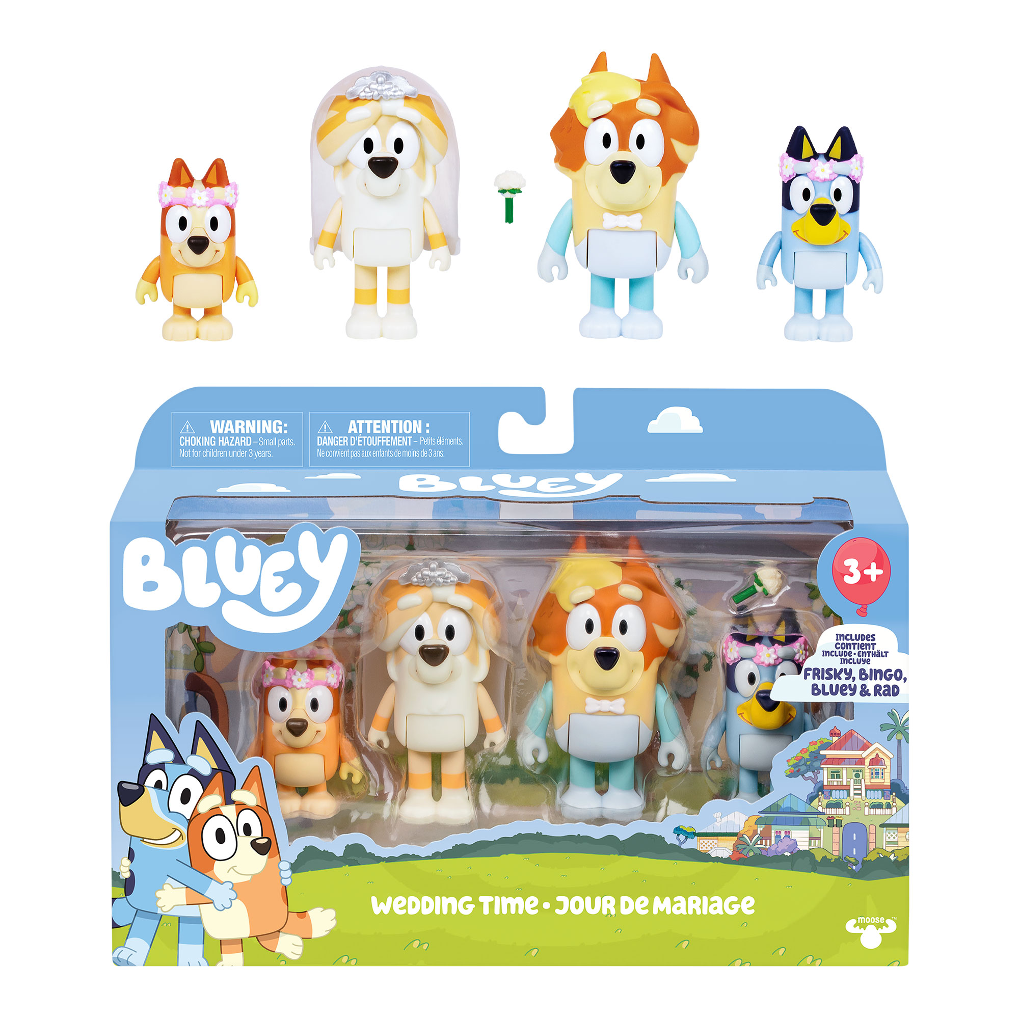 Bluey Pack 4 Figuras - Artigo Sortido. Envio realizado de forma aleatória 3