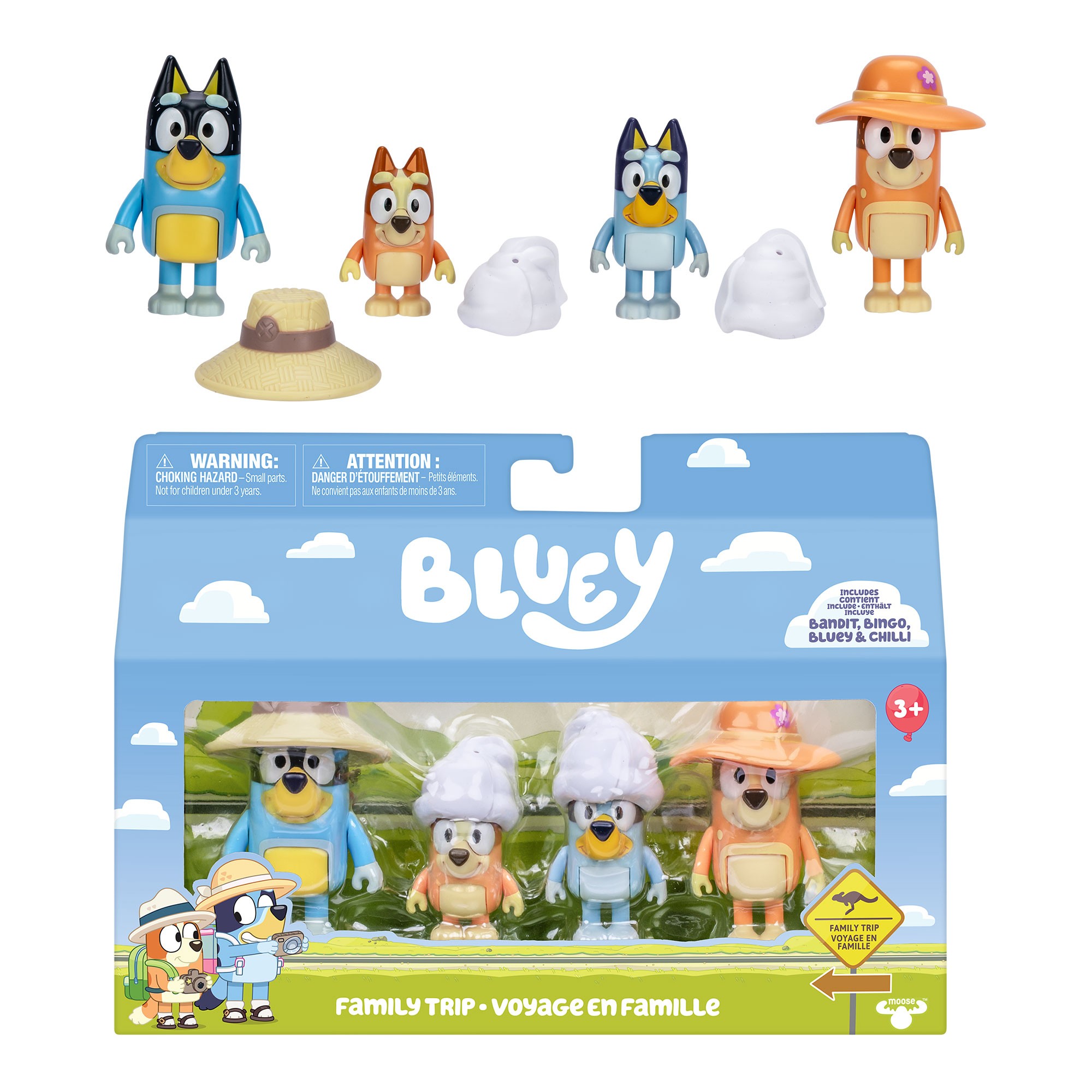 Bluey Pack 4 Figuras - Artigo Sortido. Envio realizado de forma aleatória 4