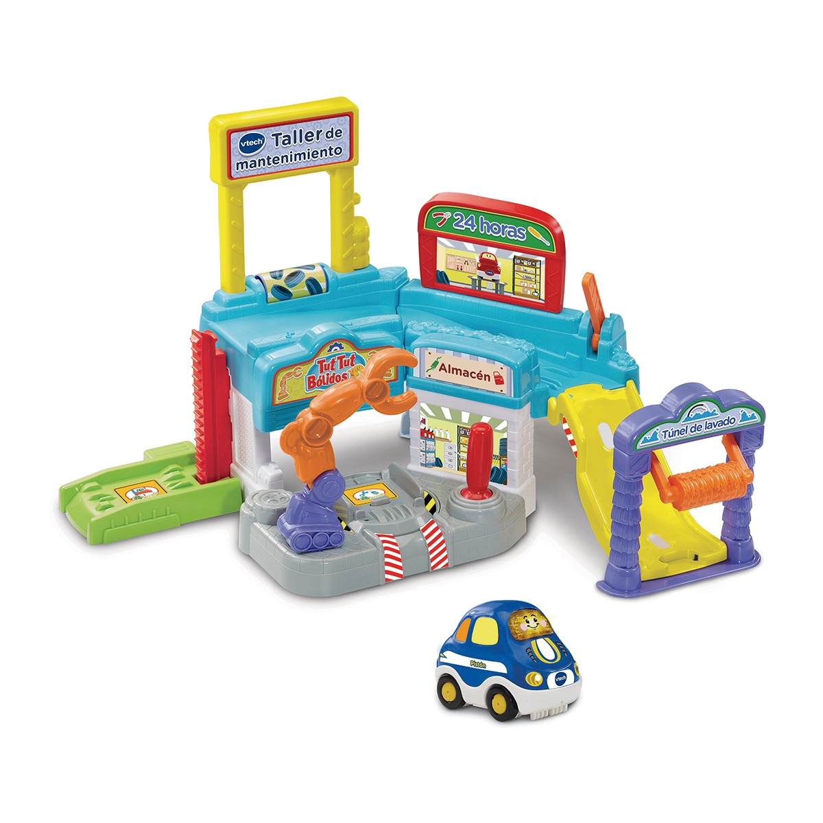 VTech – Playset Taller de mantenimiento Tut Tut Bólidos Vtech.
