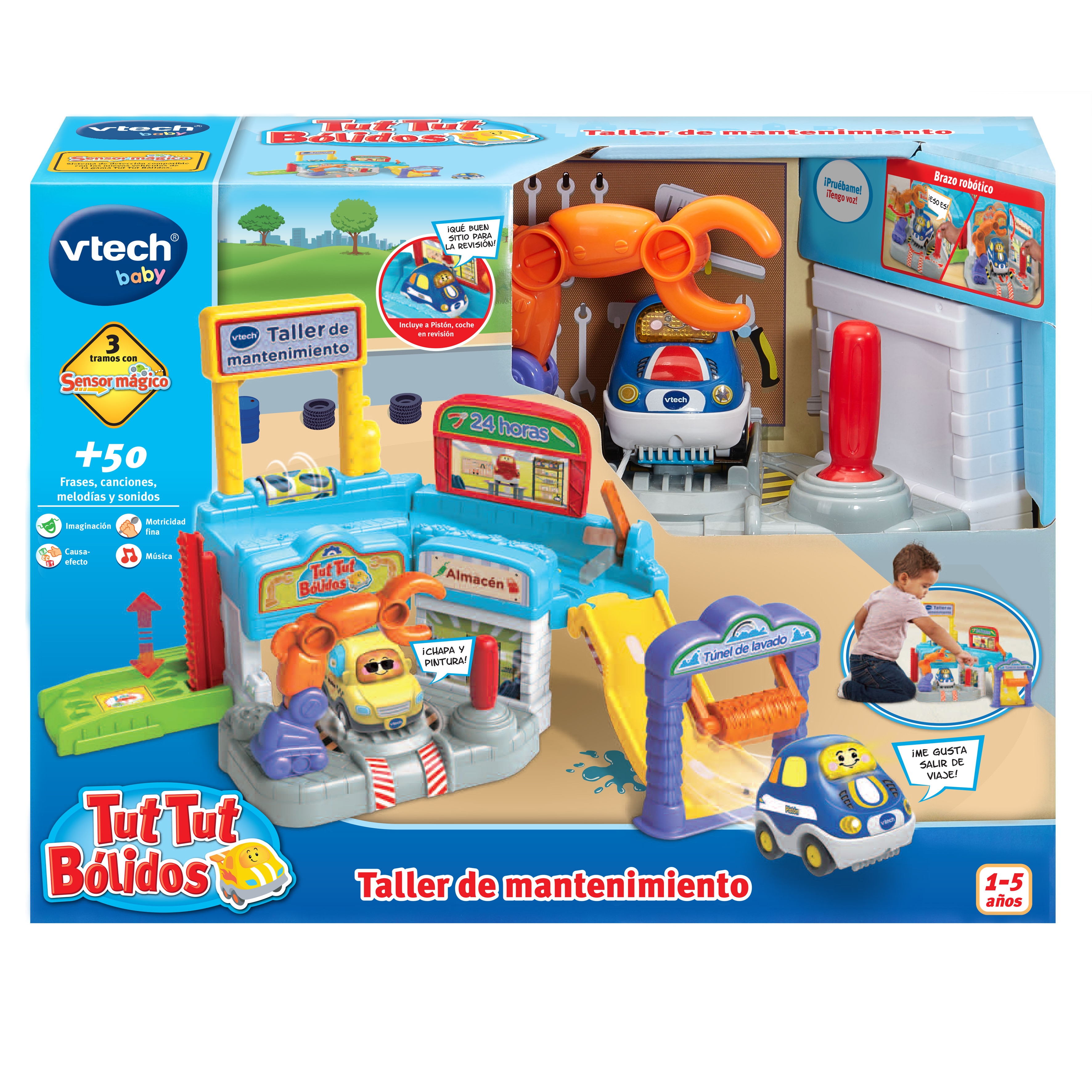 Playset Taller de mantenimiento Tut Tut Bólidos Vtech 4