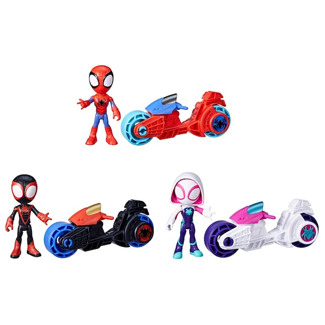 Moto y figura Spidey Marvel modelos surtidos