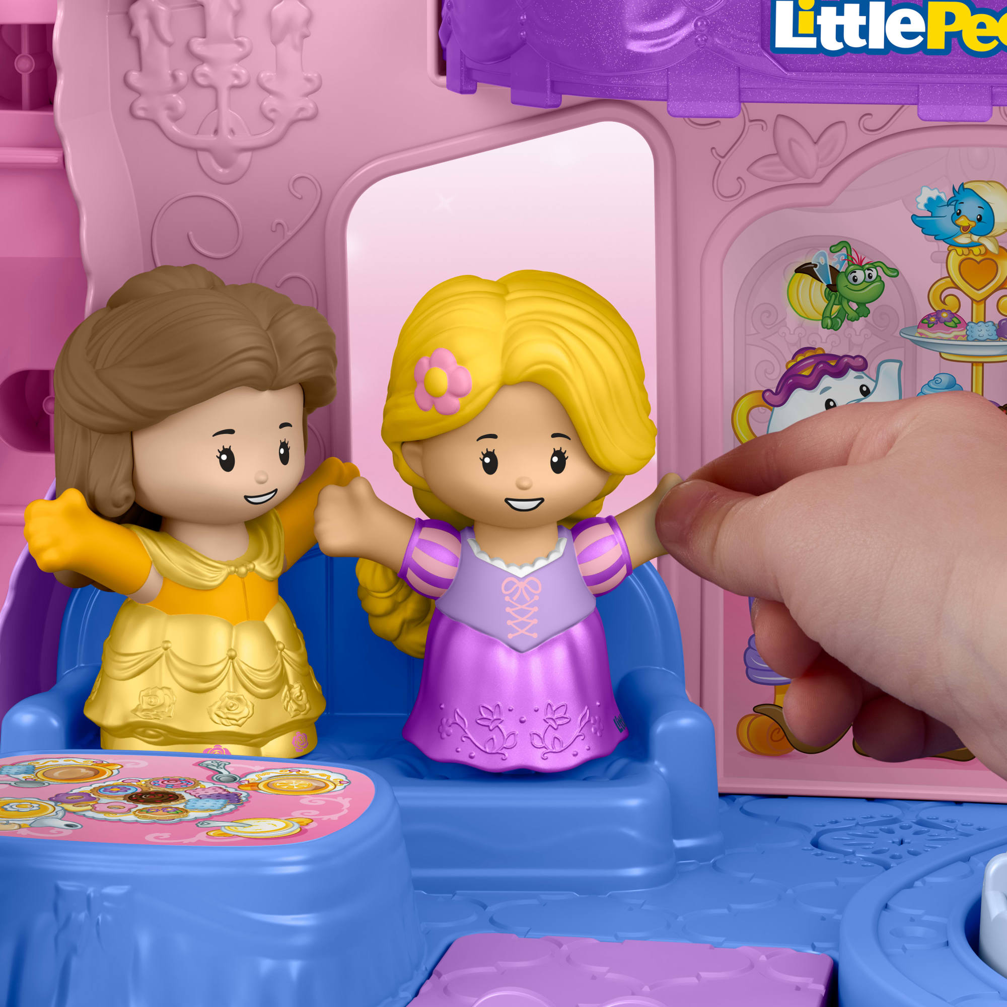 Conjunto de juego Carroza musical con figuras Little People Disney Princesas Fisher-Price 5