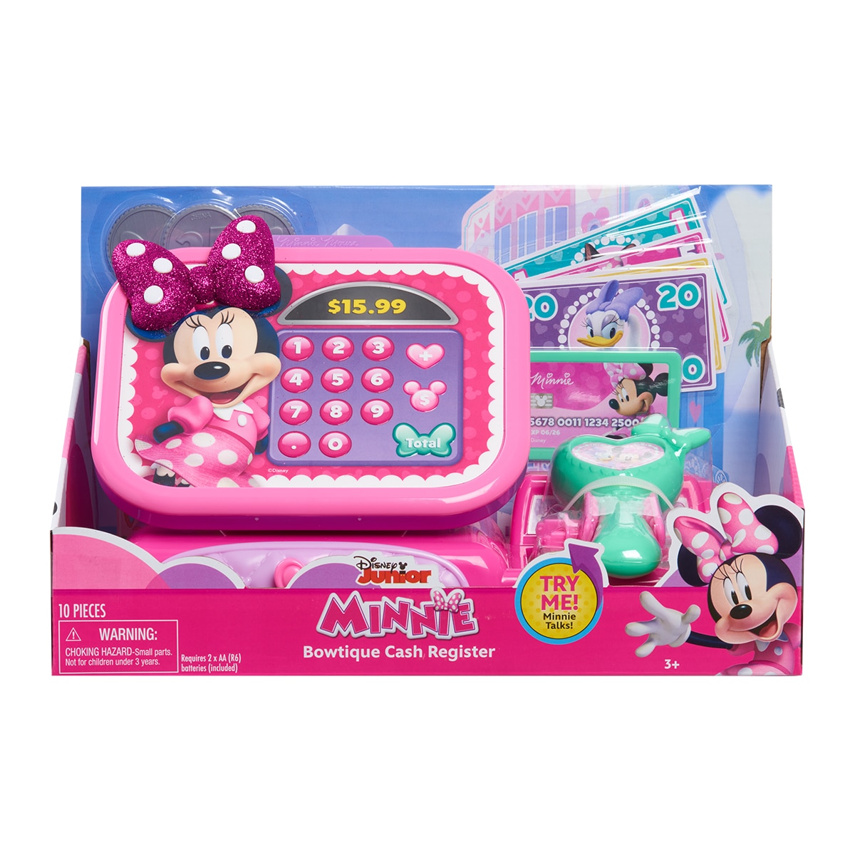 Caja registradora Minnie Mouse Just Play 2