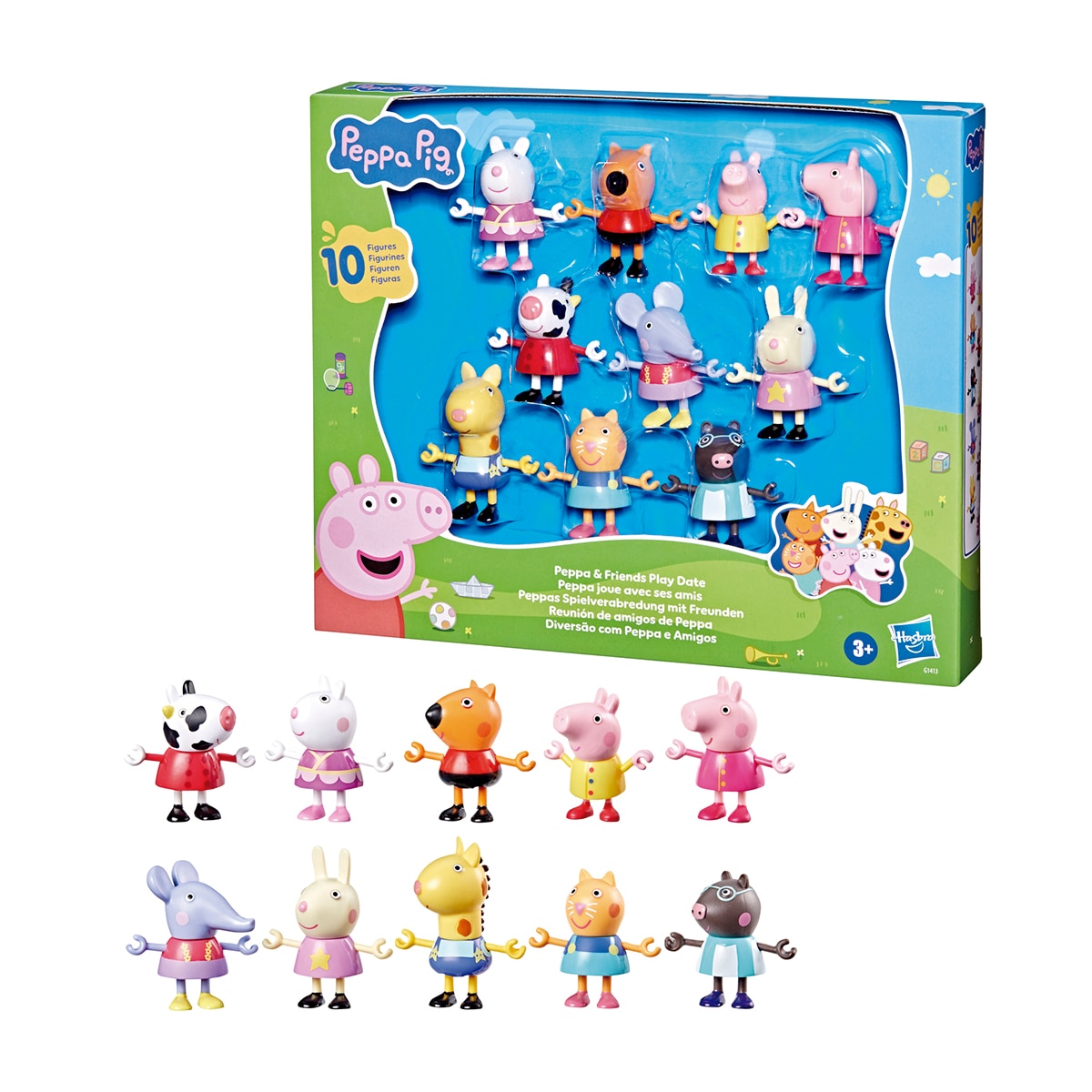 Imagen 0 de Figura Amigos y Familia de Peppa Pig Hasbro modelos surtidos