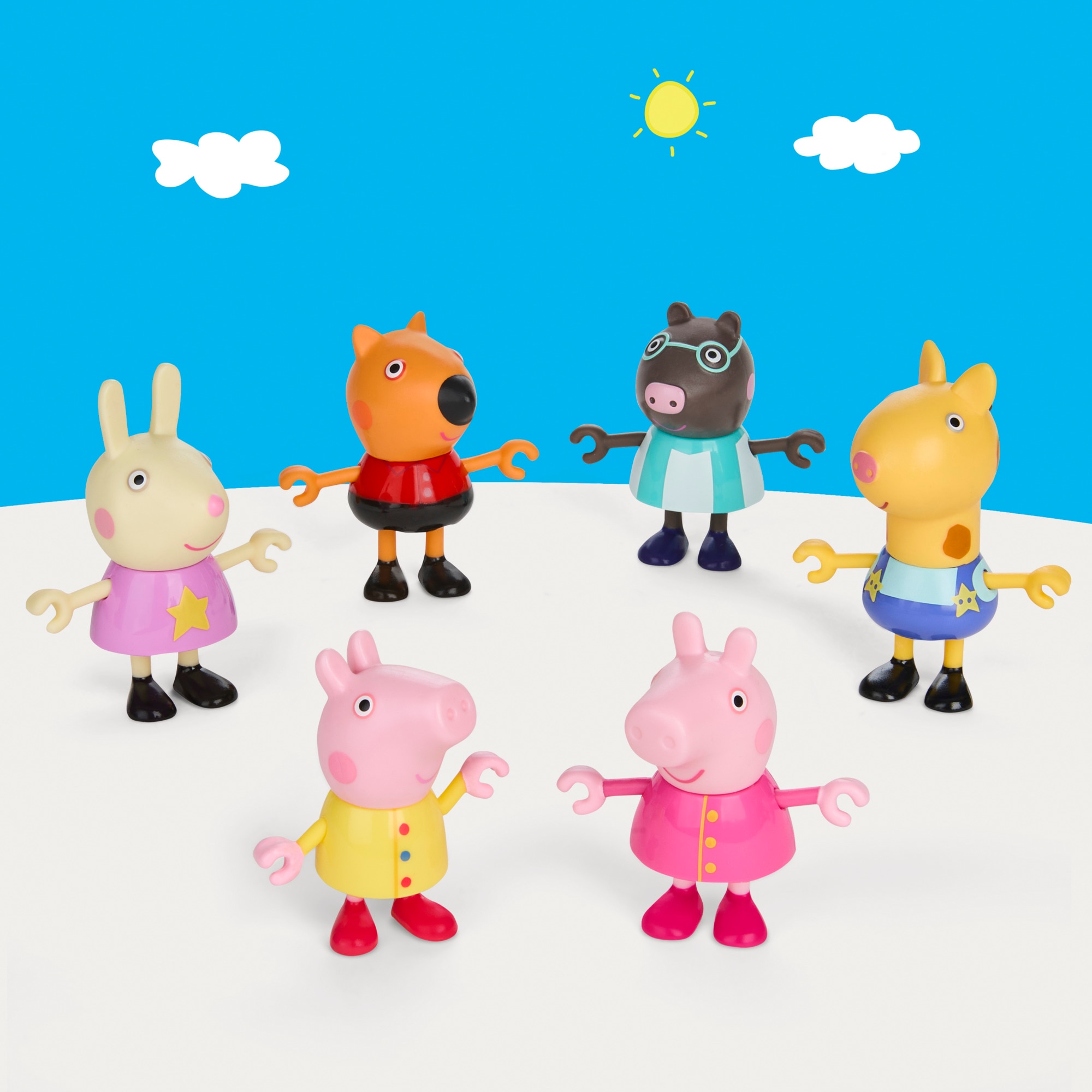 Figura Amigos y Familia de Peppa Pig Hasbro modelos surtidos 9