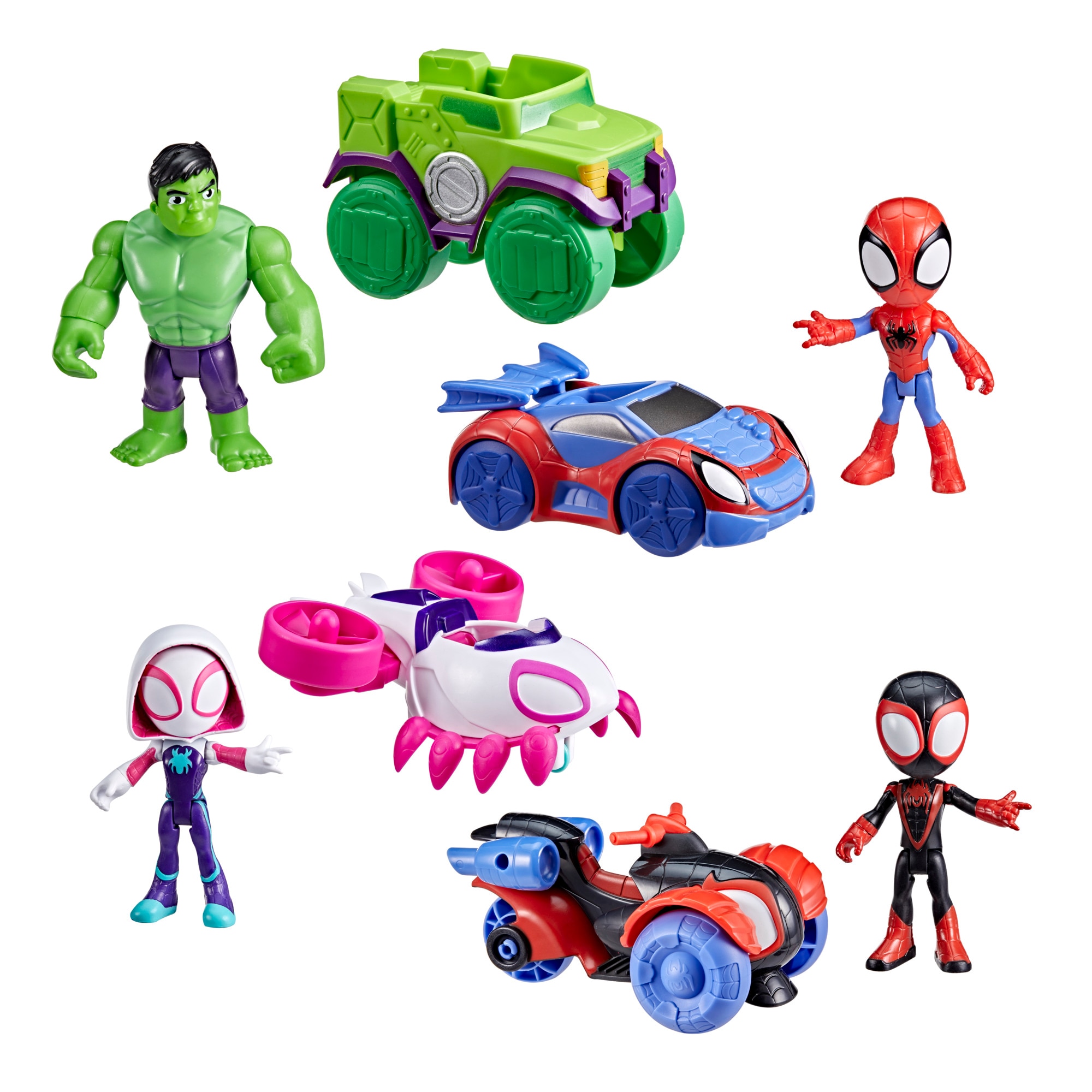 Pack Figura y Vehículo Spidey and his amazing friends Hasbro 3