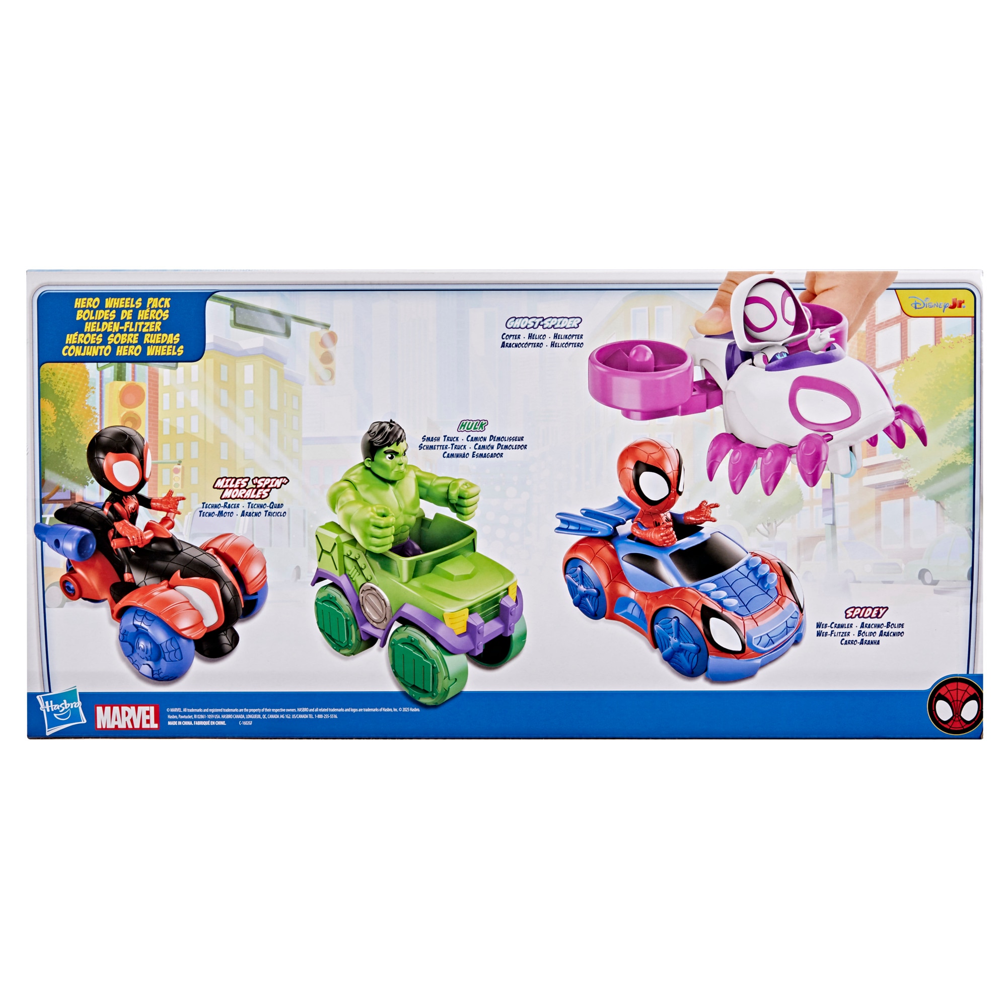 Pack Figura y Vehículo Spidey and his amazing friends Hasbro 5