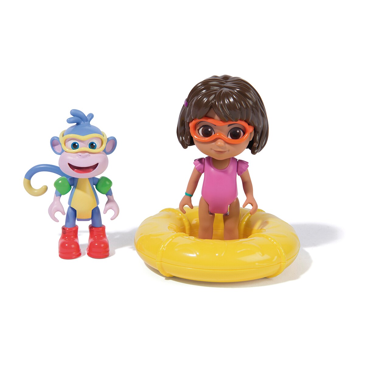 Figuras Pack de Aventura Dora e Botas com acessórios de banho Dora, a Exploradora 3