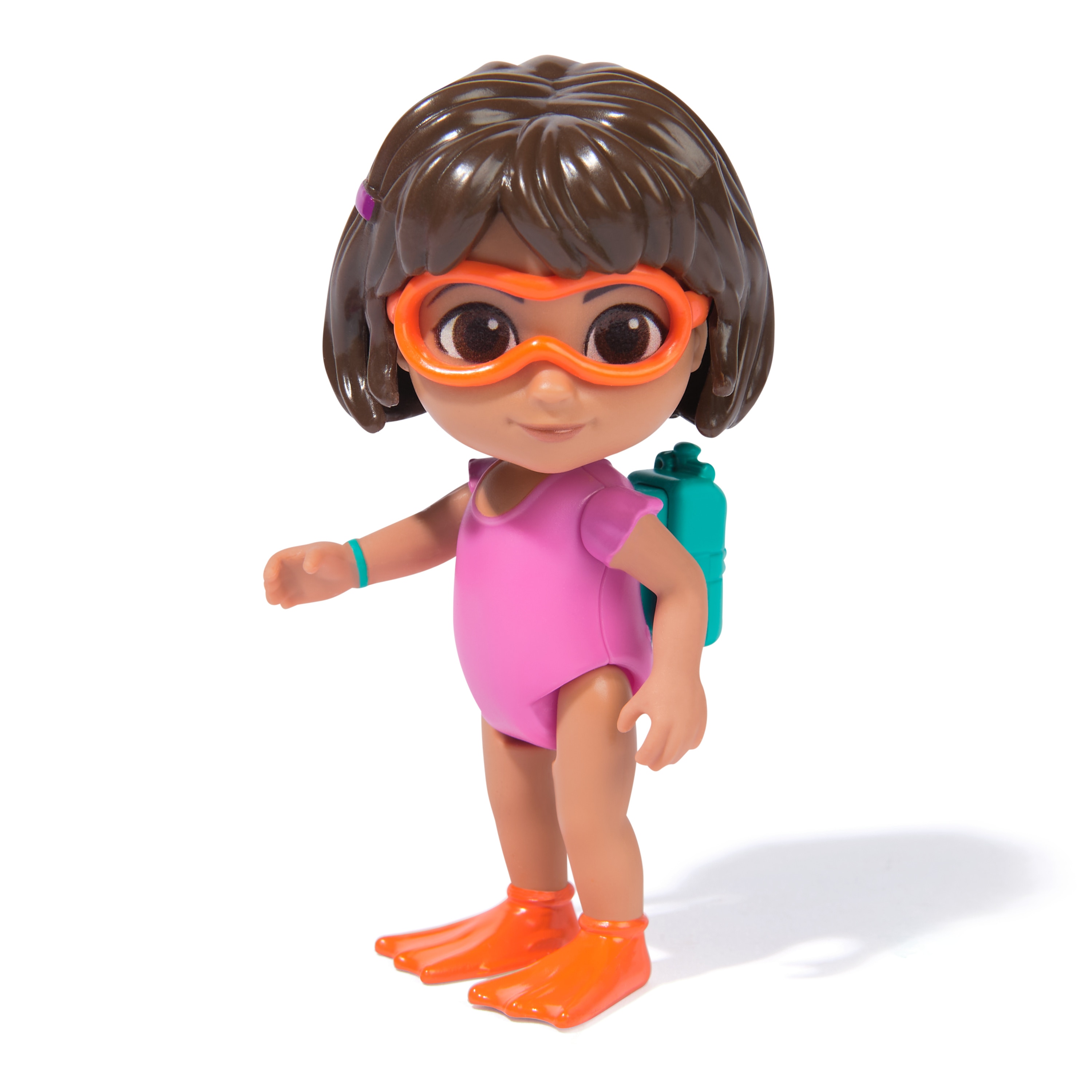 Figuras Pack de Aventura Dora e Botas com acessórios de banho Dora, a Exploradora 4