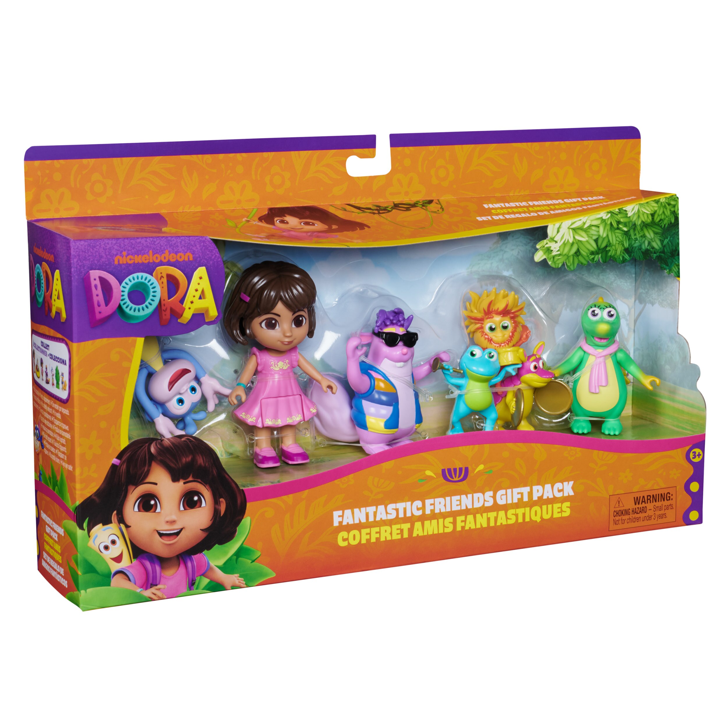 Figuras Paquete regalo Dora y sus amigos (Dora, Botas, Tico, Isa y el trío de la selva) Dora la Exploradora 9