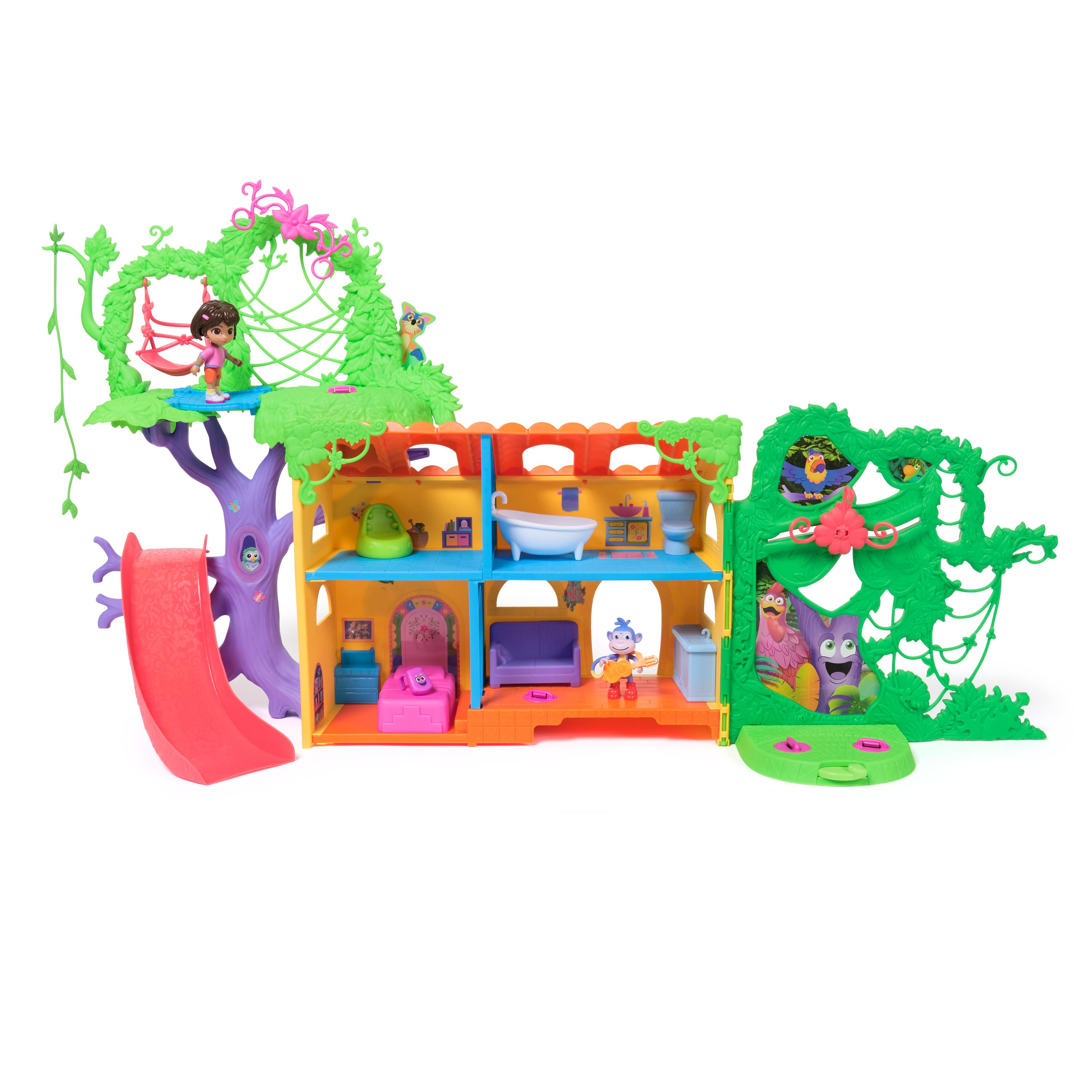 Playset casita explora y juega Botasmuebles Frases Bilingües Dora la Exploradora Spin Master 3