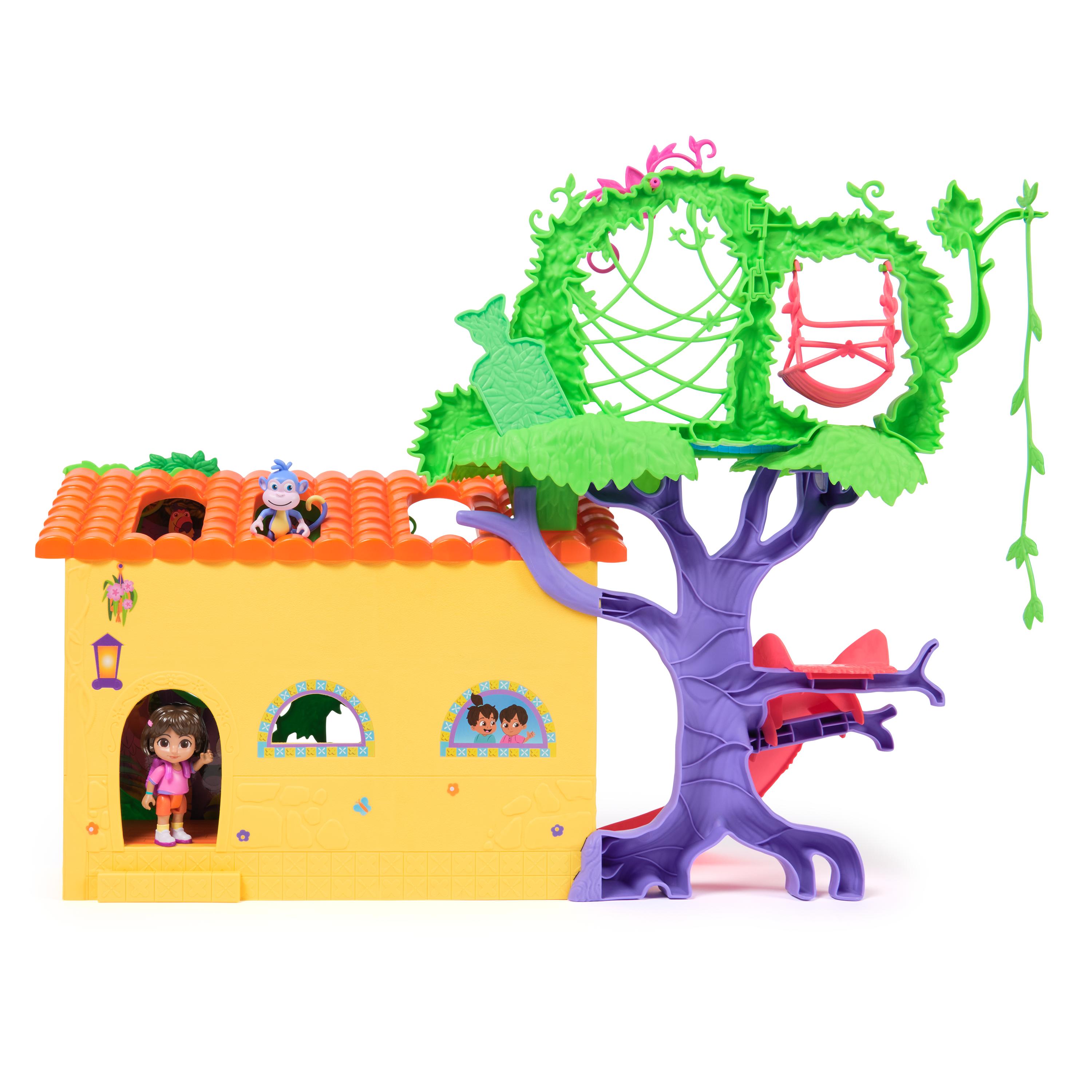 Playset casita explora y juega Botasmuebles Frases Bilingües Dora la Exploradora Spin Master 4