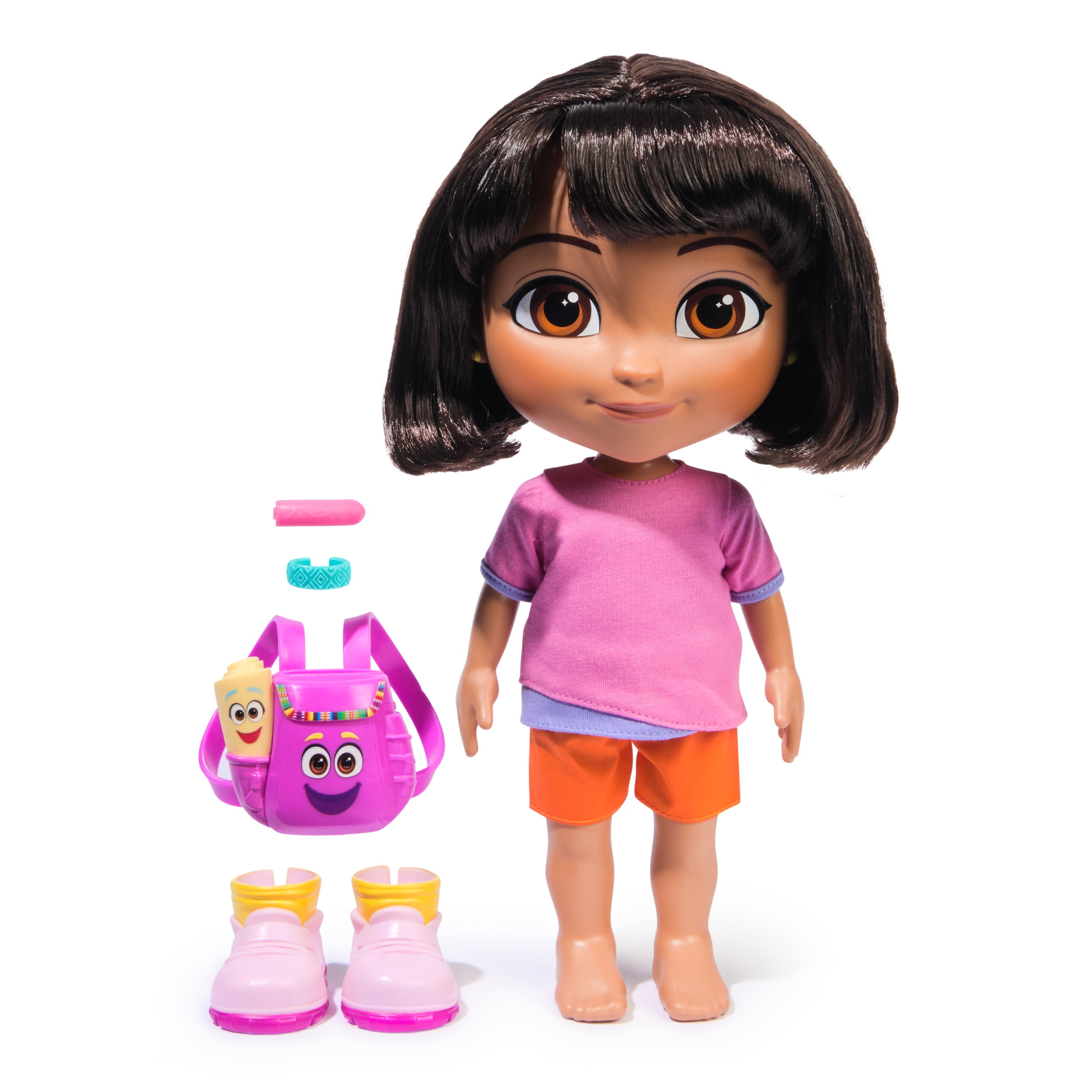 Boneca Dora Canta e Explora com Roupas e Acessórios, dois idiomas Dora, a Exploradora 3