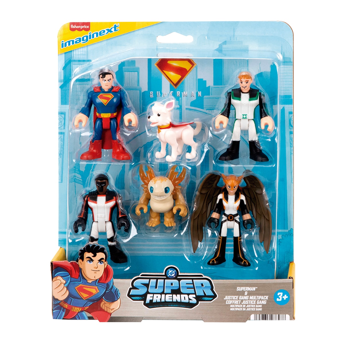Imagen 0 de Fisher-Price Multipack de figuras de acción de Superman DC Super Friends Imaginext
