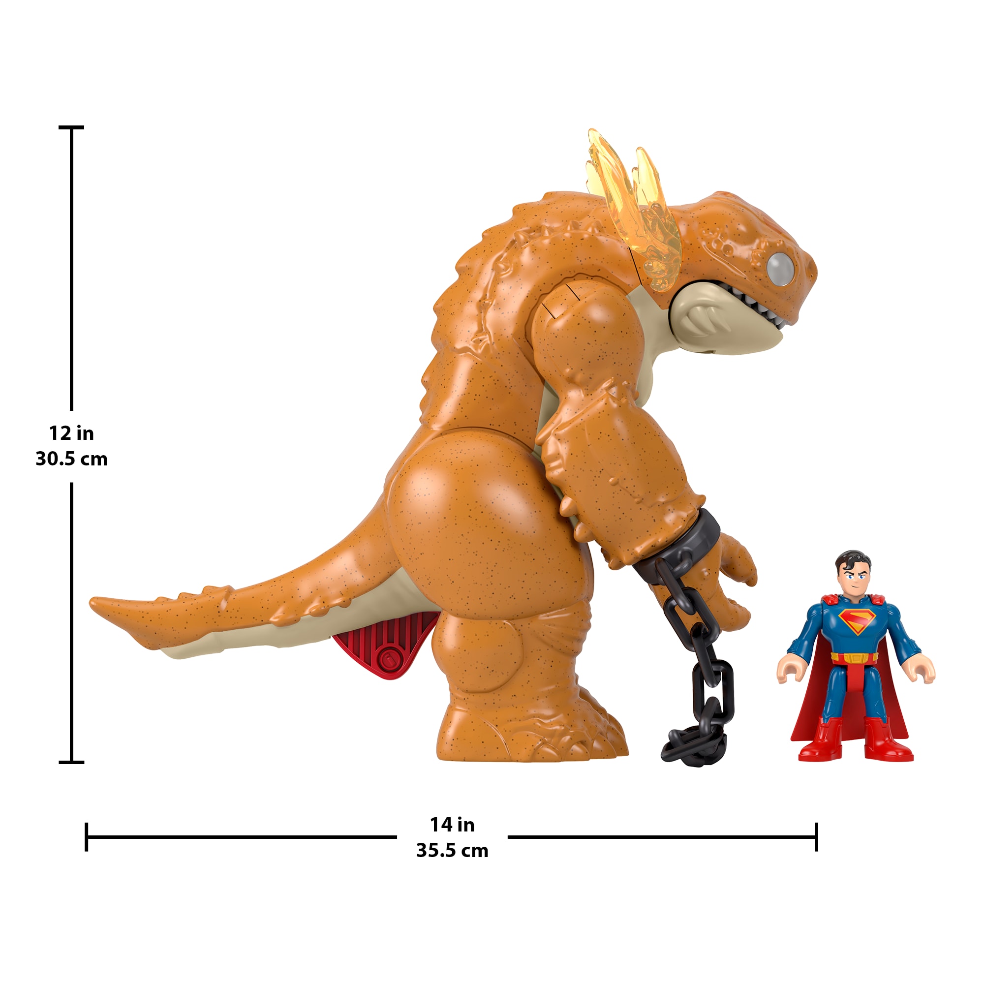 Fisher-Price Juguete de Superman con luces sonidos y movimiento DC Super Friends Imaginext 5