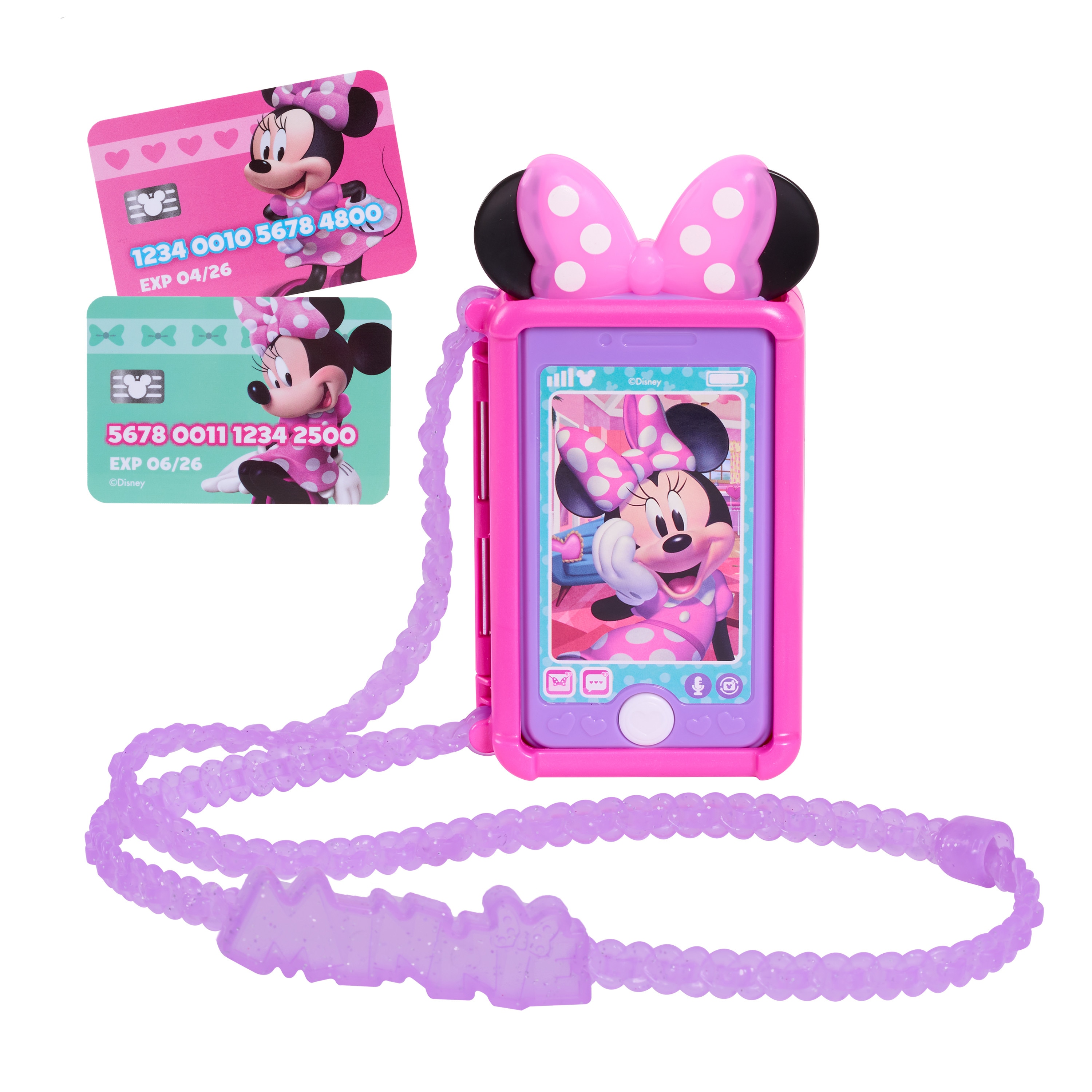 Teléfono móvil, chatea conmigo Minnie Mouse Just Play Products 4