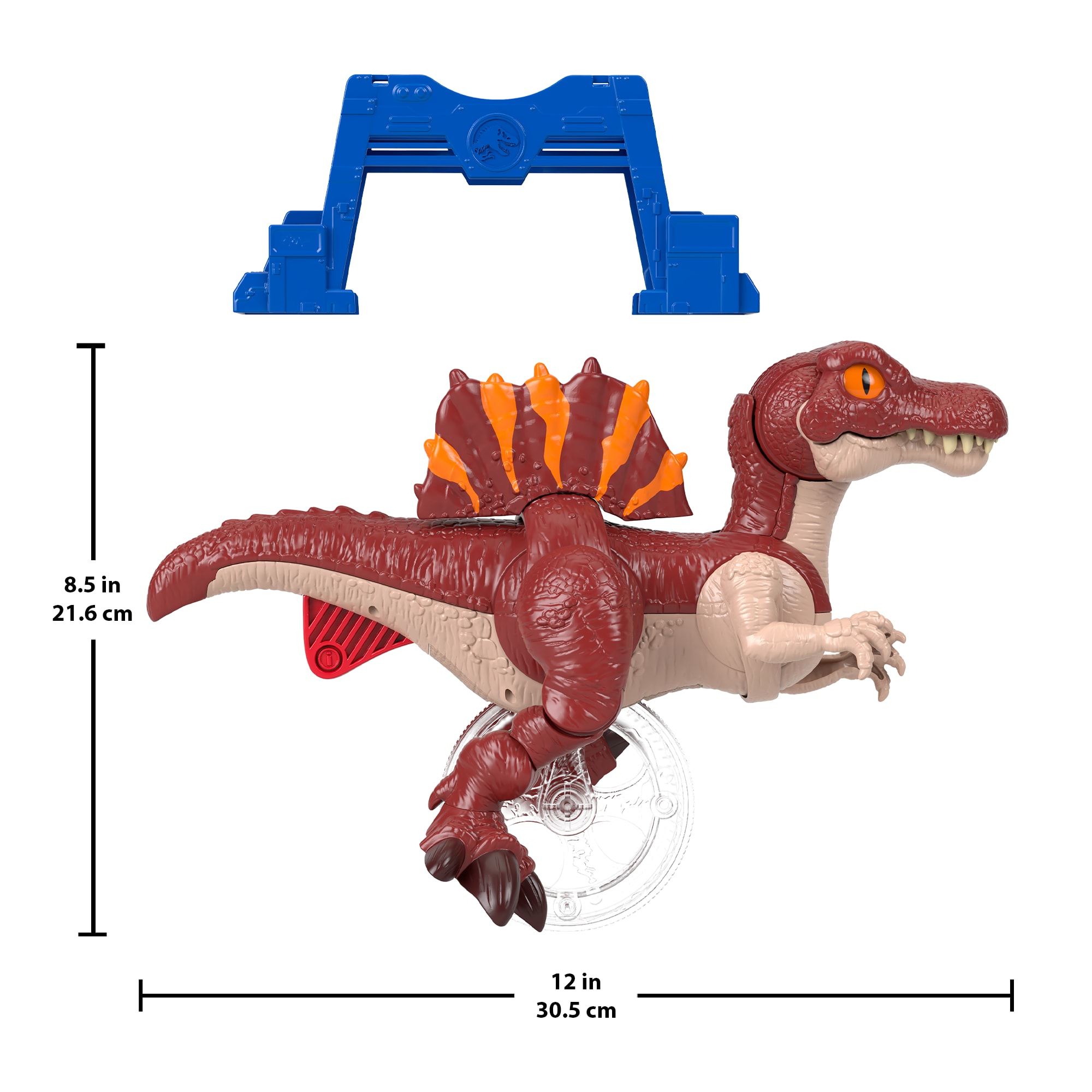 Juguete Spinosaurus corredor Dinosaurio Jurassic World Imaginext Fisher-Price 6