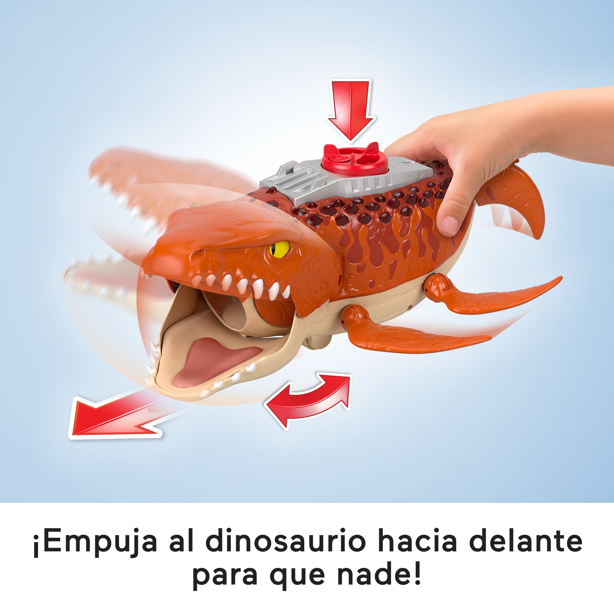 Juguete Mosasaurus caza y atrapa Dinosaurio Jurassic World Imaginext Fisher-Price 5