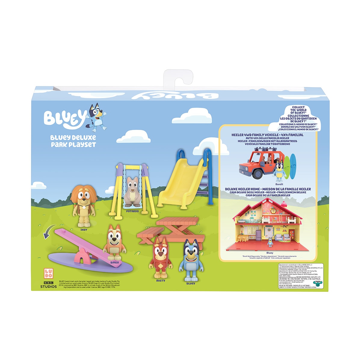 Set de Juego El Parque Infantil Bluey deluxe Moose 10