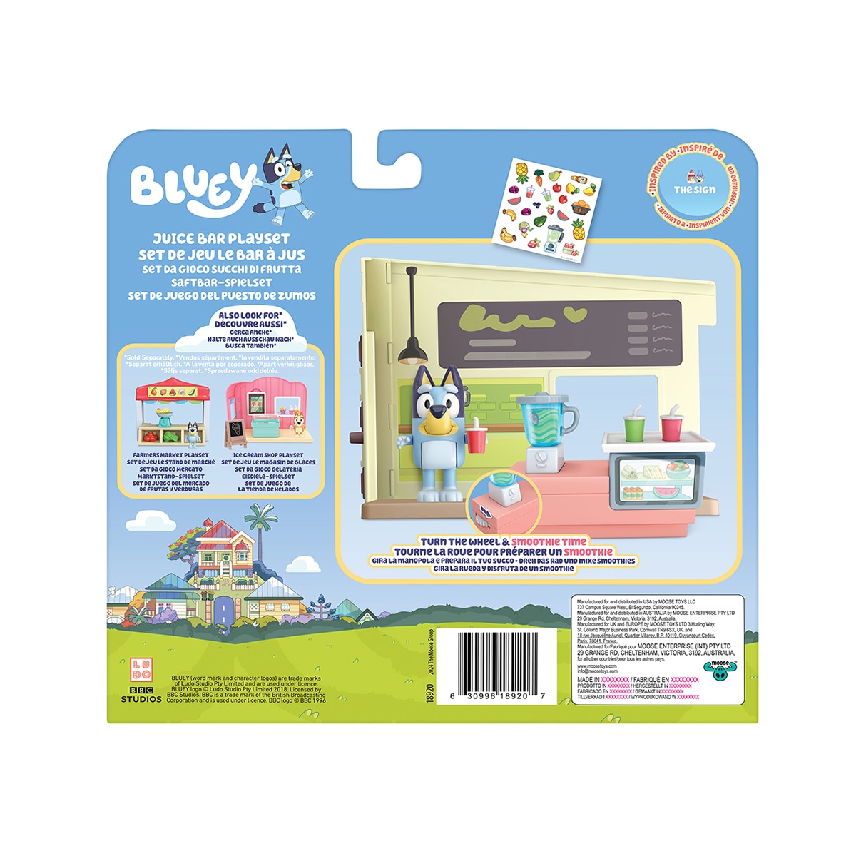 Mini Playset Sumos Bluey Moose 7