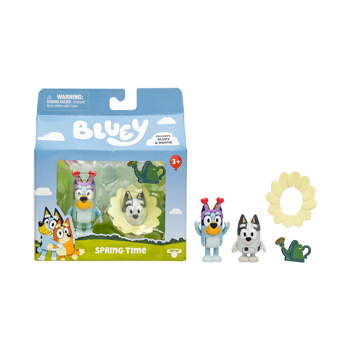 Pack de 2 Figuras Let'S Play Chef Bluey Moose 2