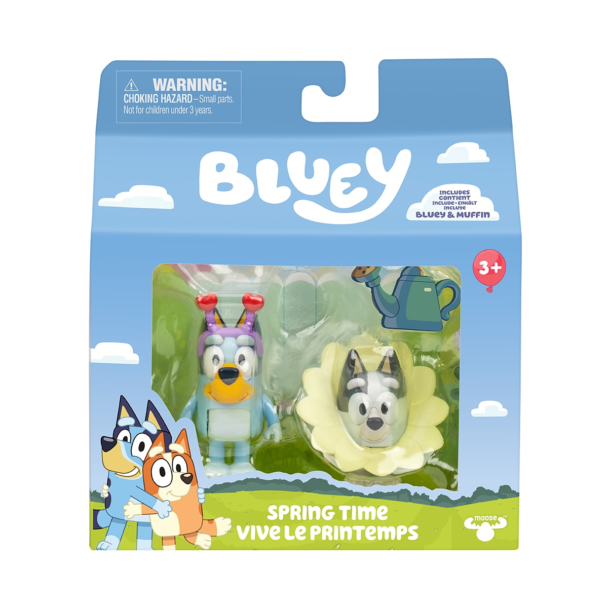 Pack de 2 Figuras Let'S Play Chef Bluey Moose 8