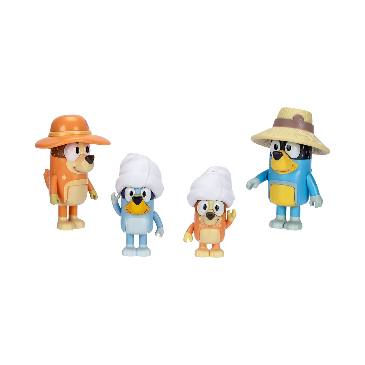 Pack de Viaje en familia 4 figuras Bluey Moose 4