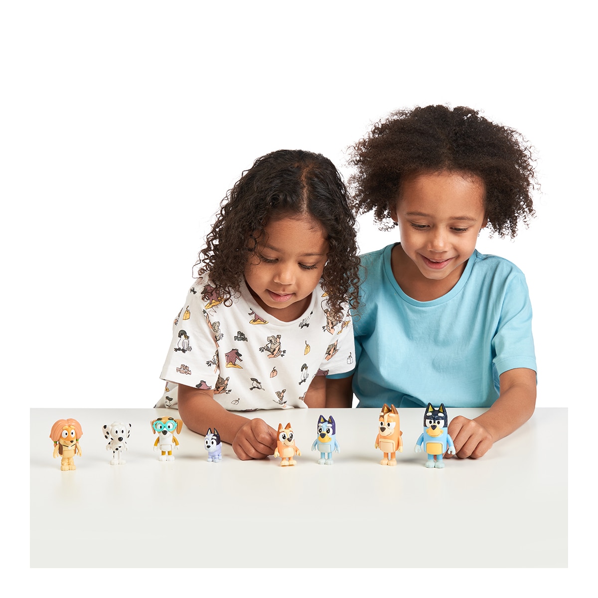 Pack de 8 figuras de la Familia y amigos Bluey Moose 3