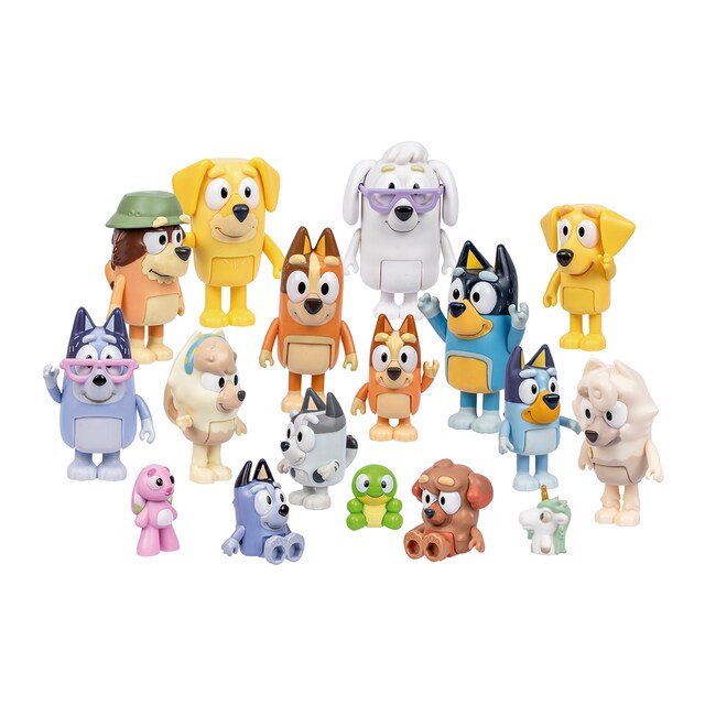 Imagen 0 de Pack 18 figuras Bluey Moose