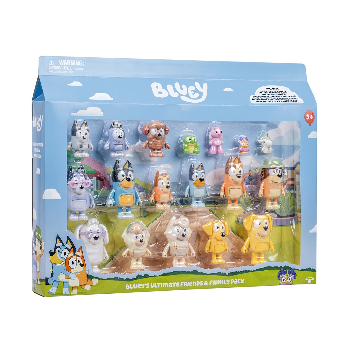 Pack 18 figuras Bluey Moose 2