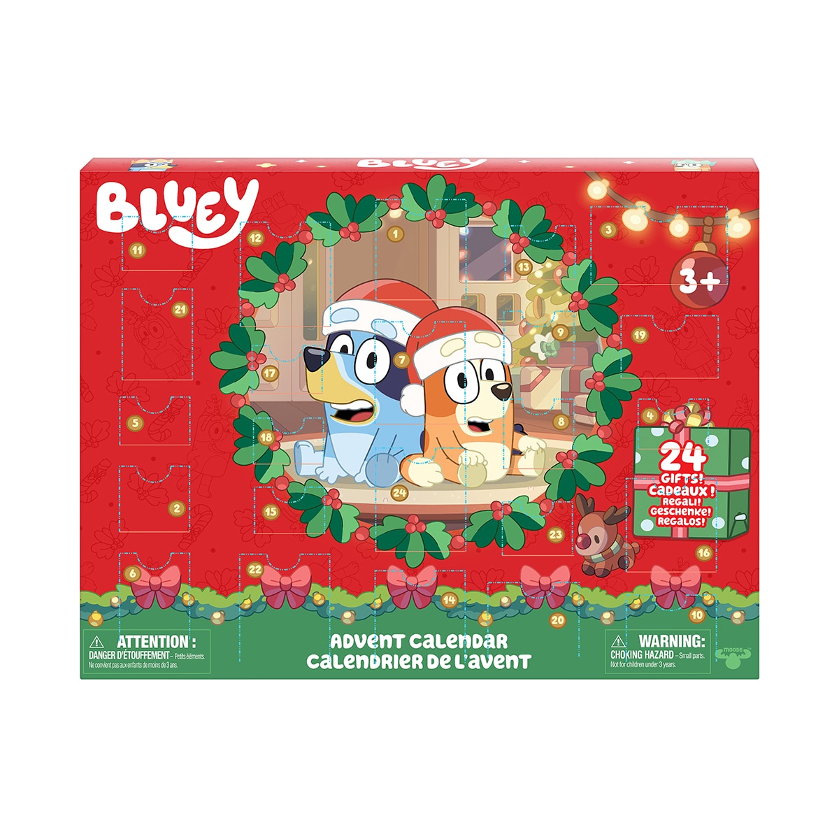Calendario de adviento con figuritas Bluey Moose 2