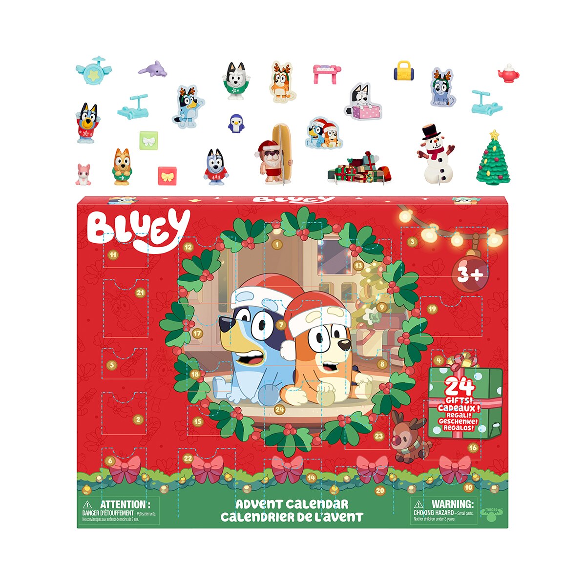 Calendario de adviento con figuritas Bluey Moose 3